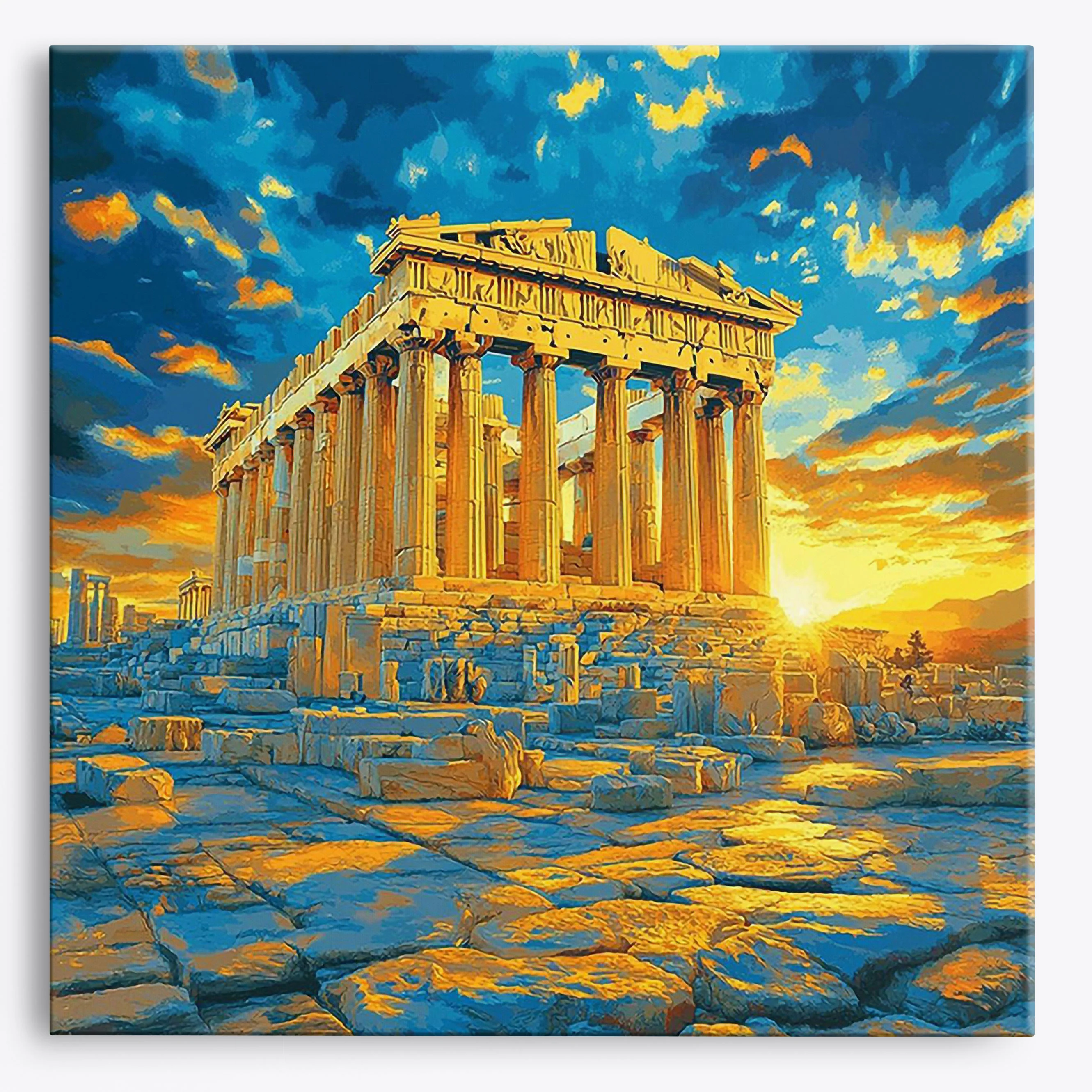 Acropolis Sunset Ruins