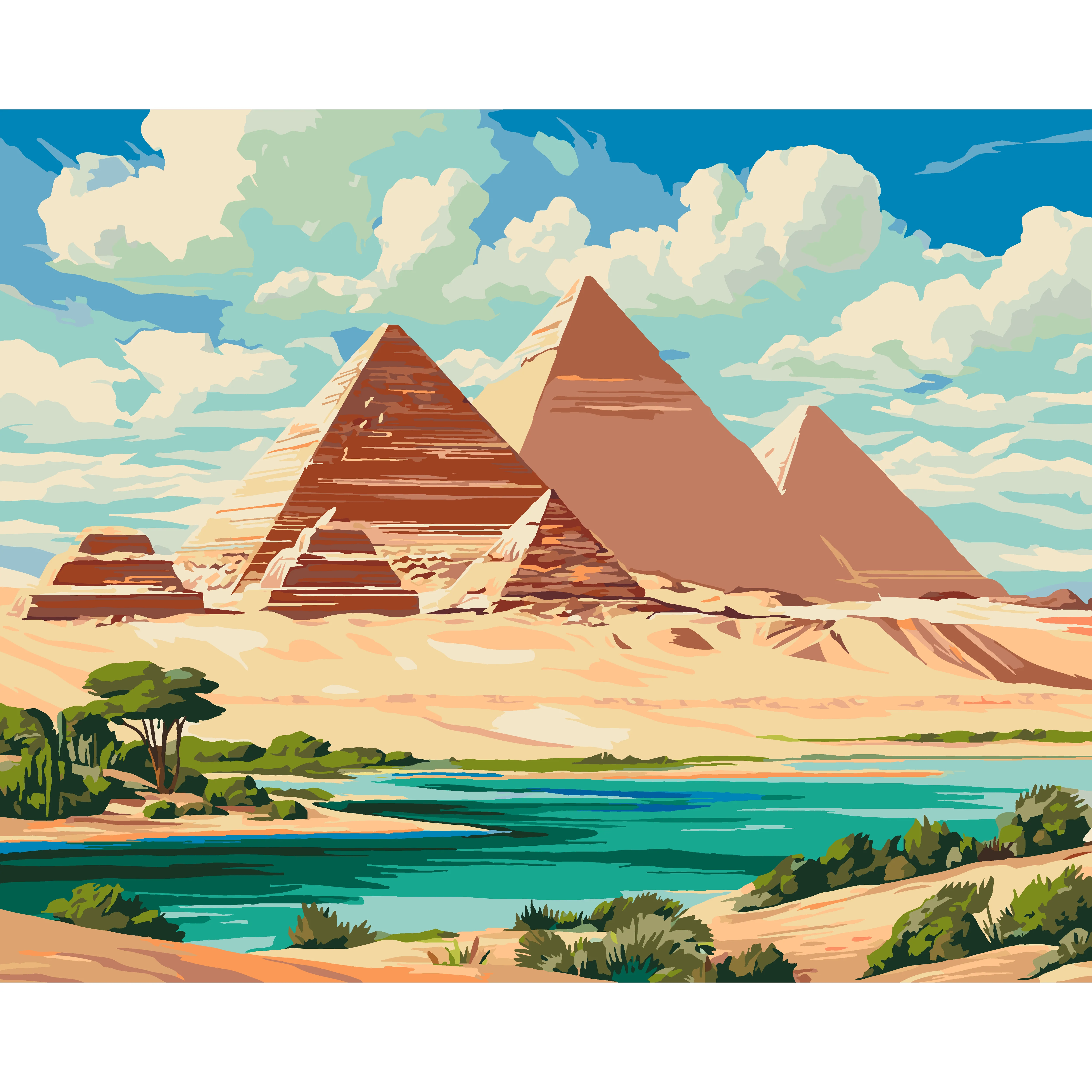 Egypt - Pyramids of Giza - Image 2