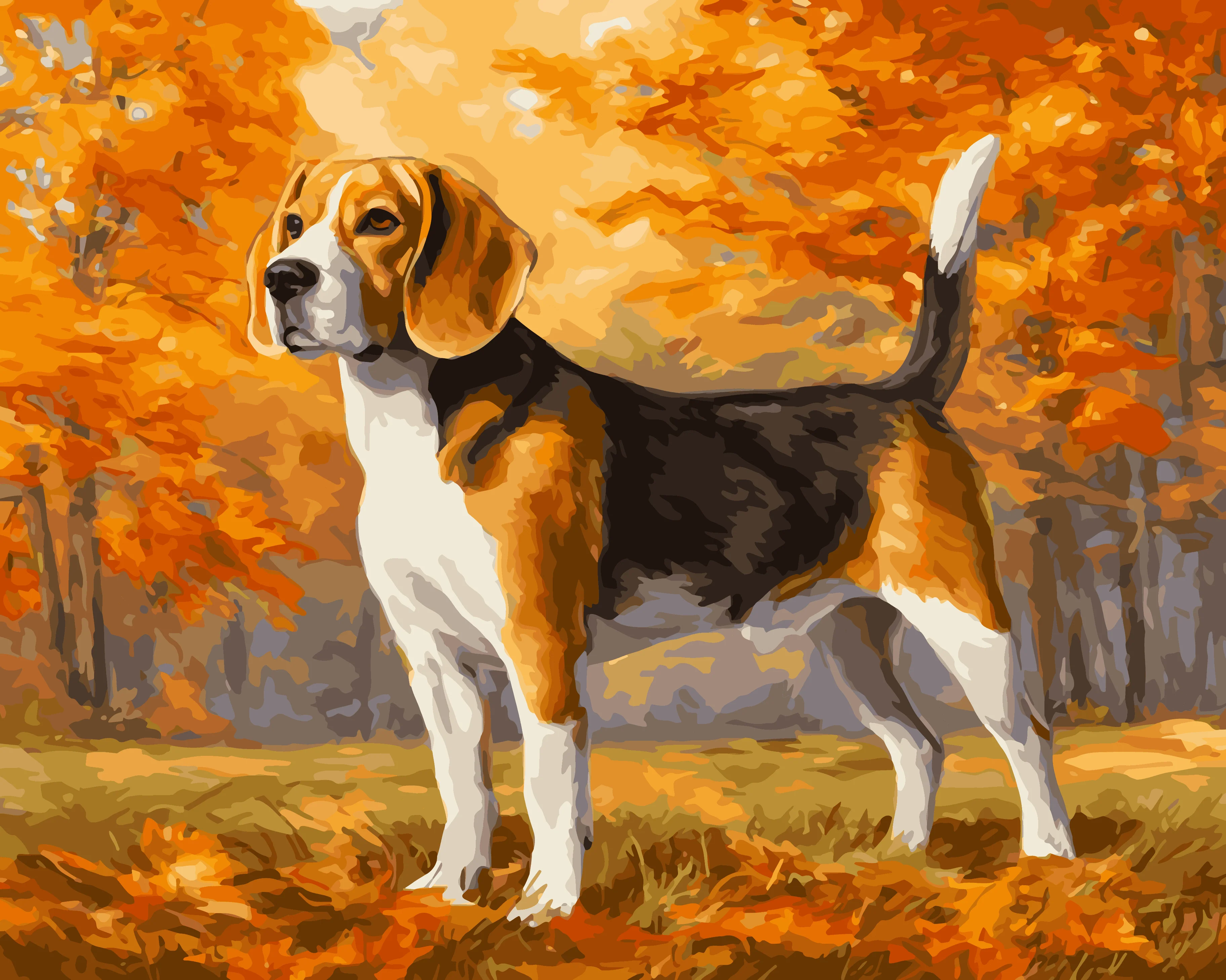 Beagle in the Fall - Image 3