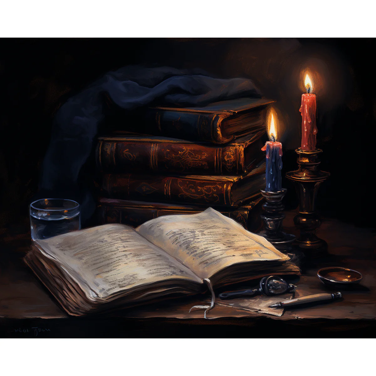 Candle Lit Book - Image 2