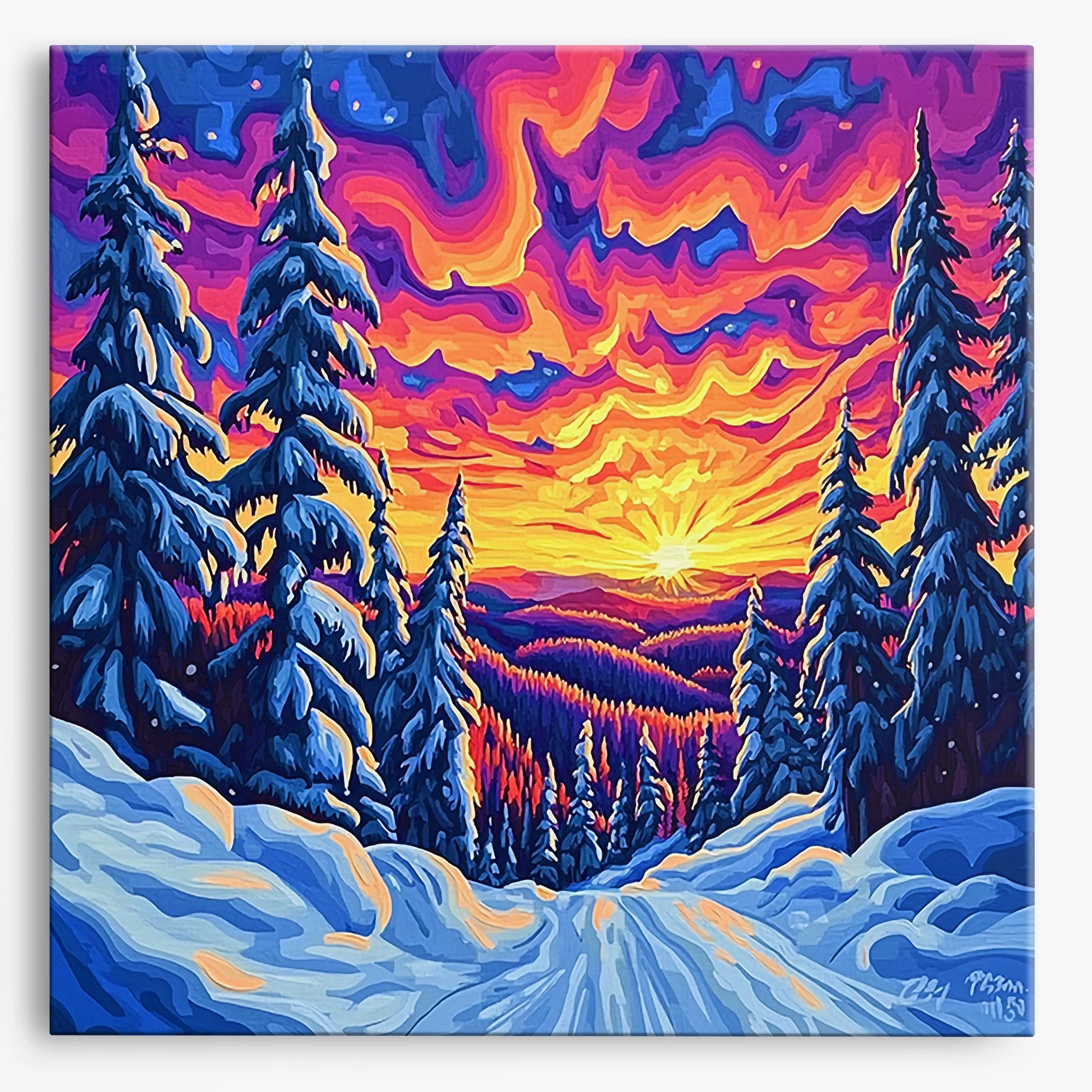 Chromatic Snowscape