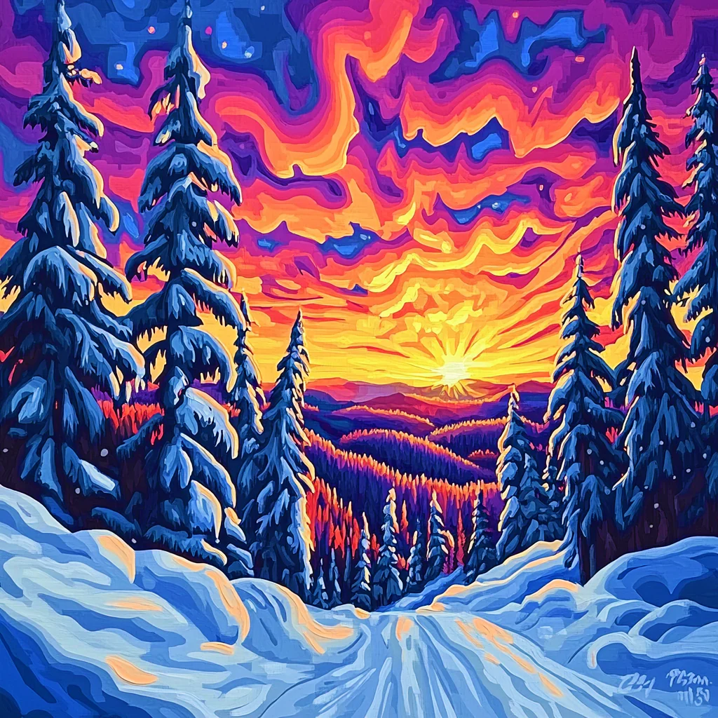 Chromatic Snowscape - Image 2