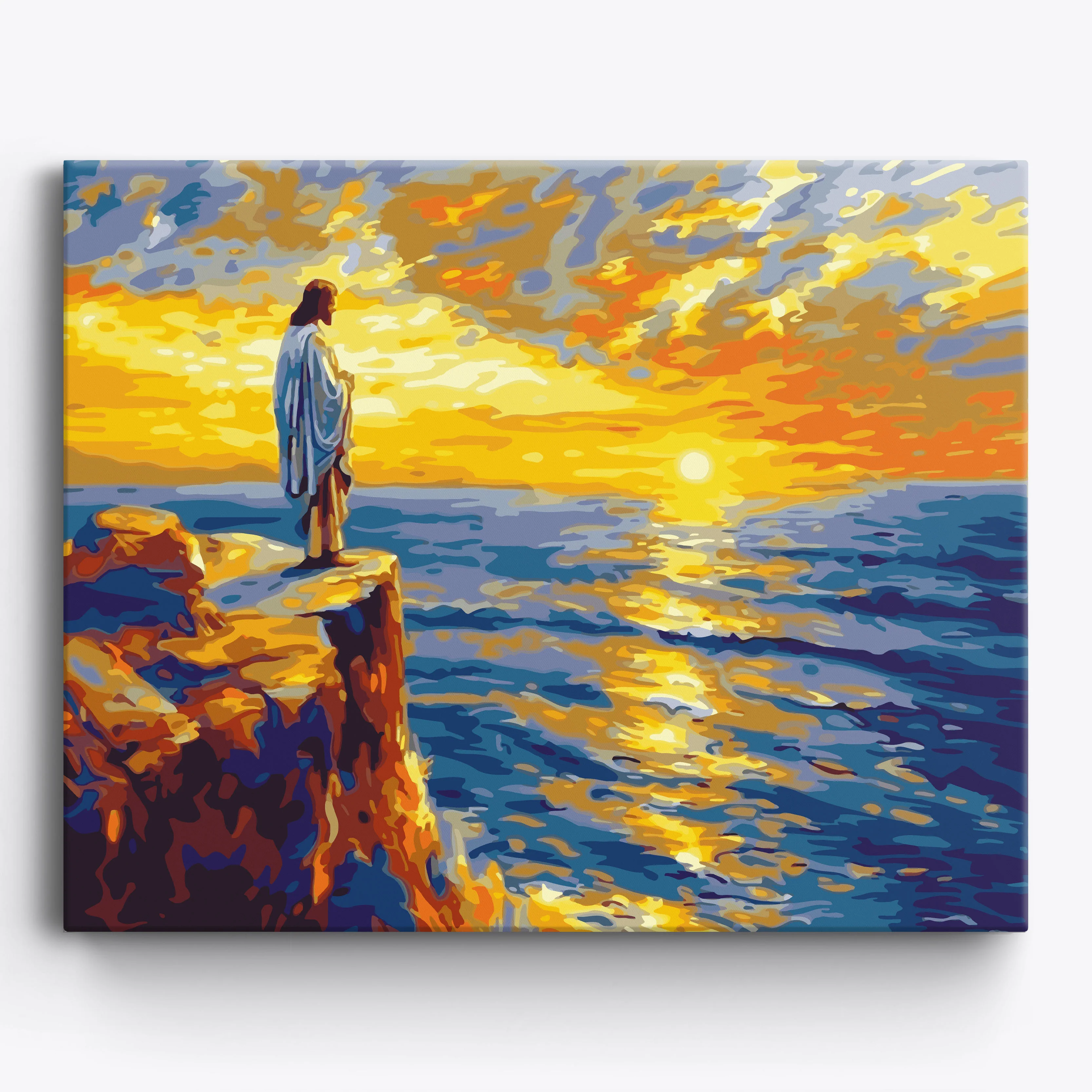 Clifftop Faith at Sunset
