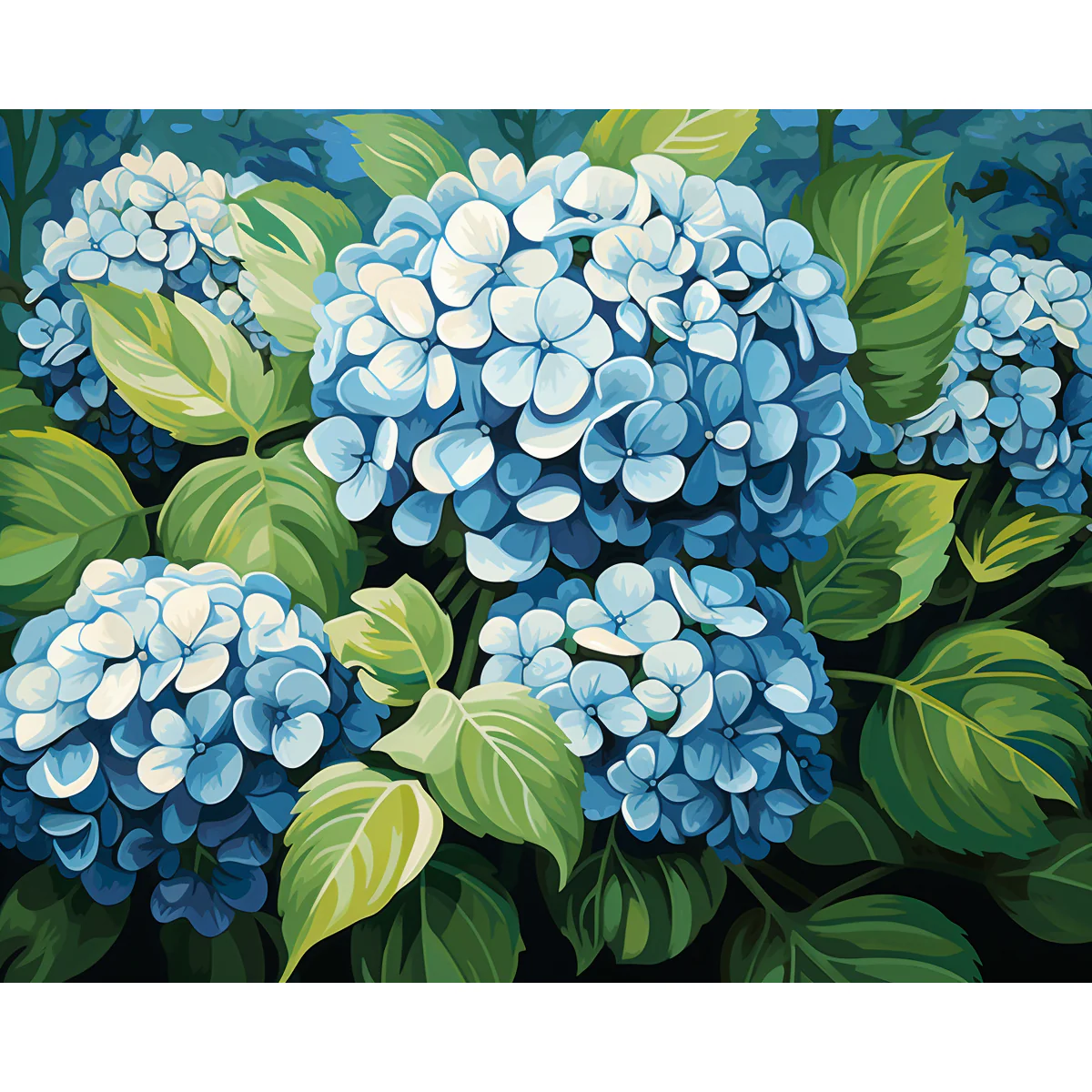 Clustered Hydrangeas - Image 2