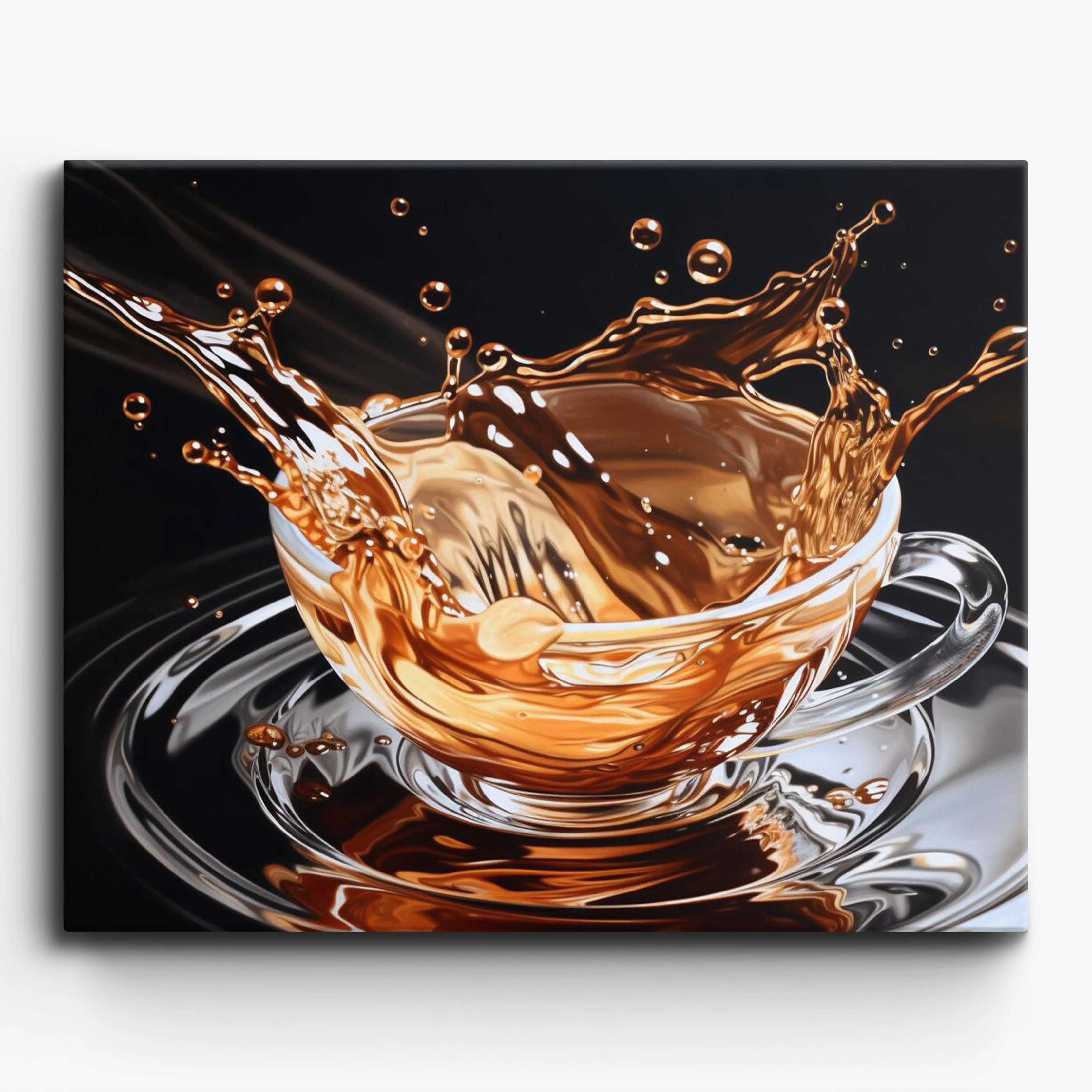 Coffee Splash Abstract