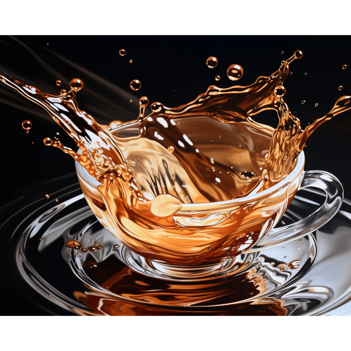 Coffee Splash Abstract - Image 2