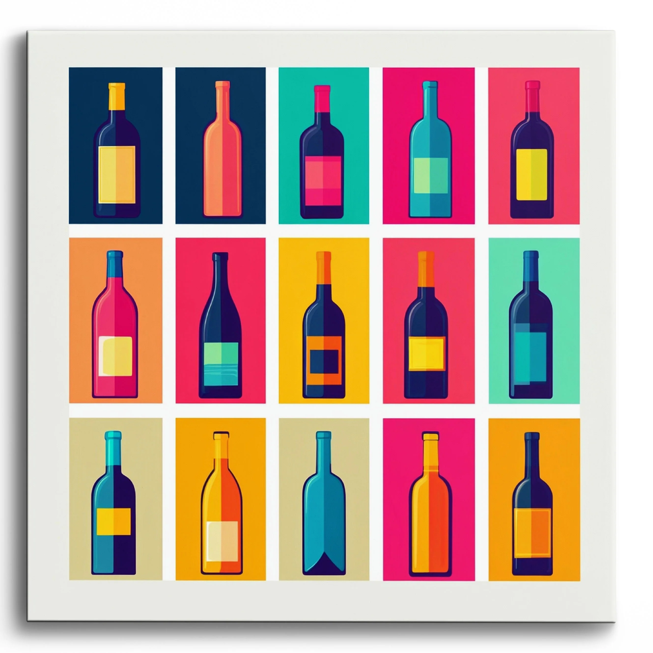 Color Block Bottles