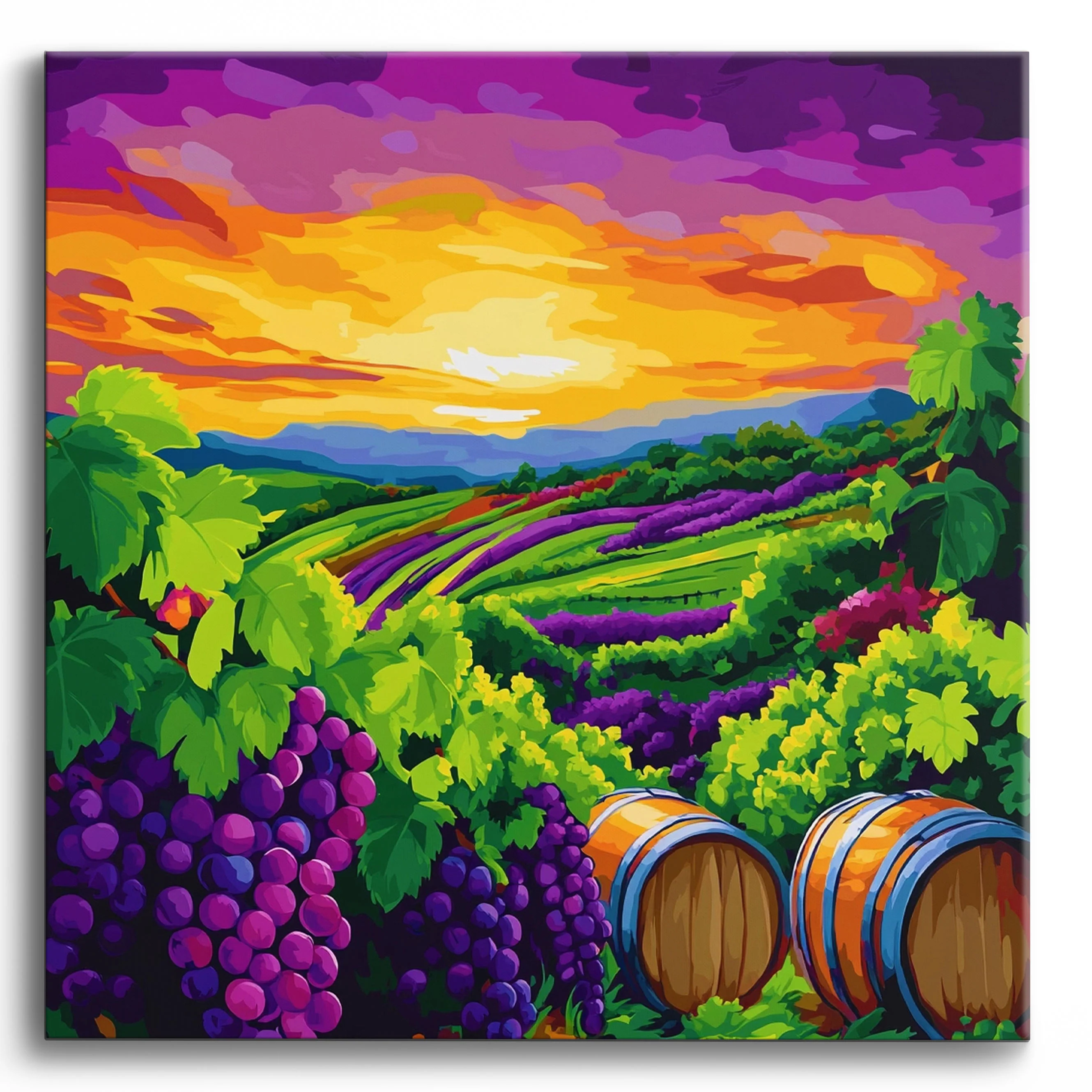 Colorful Grape Sunset - Image 2