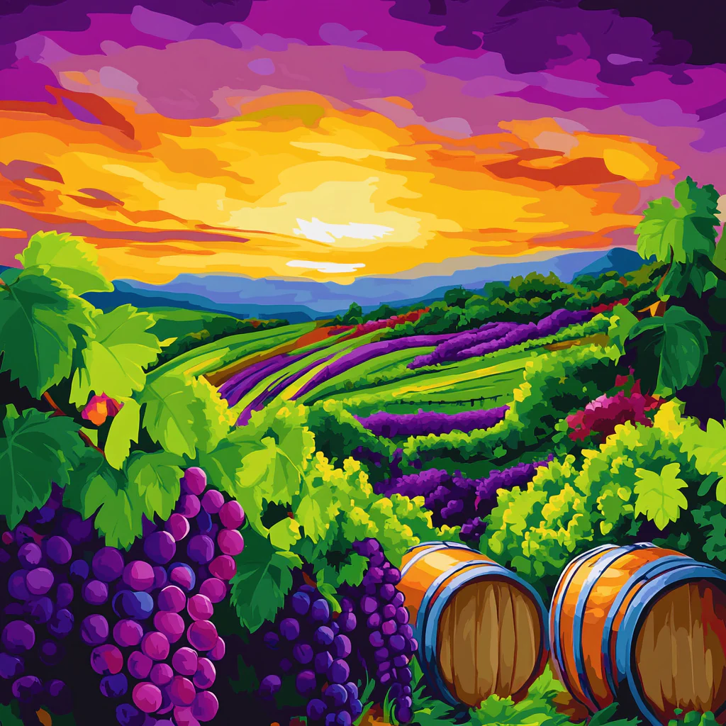 Colorful Grape Sunset - Image 3