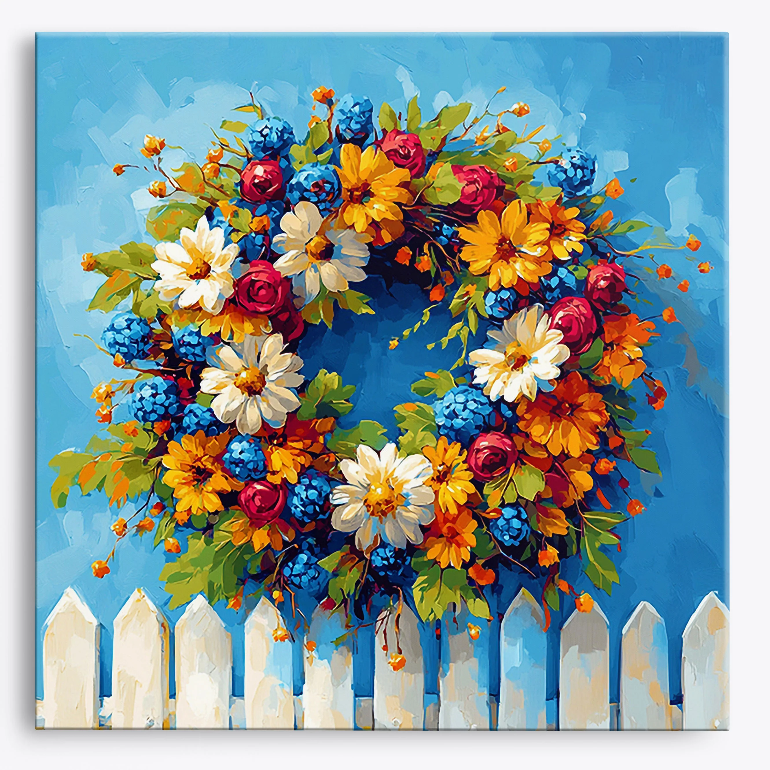 Colorful Wreath