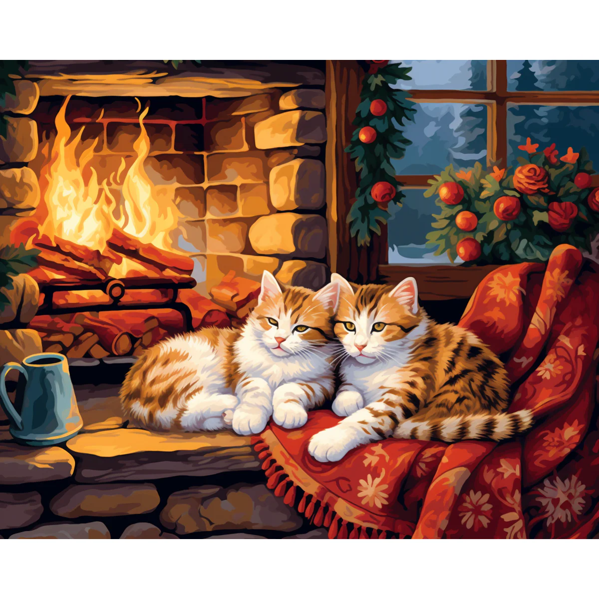 Cozy Hearth Cats - Image 2