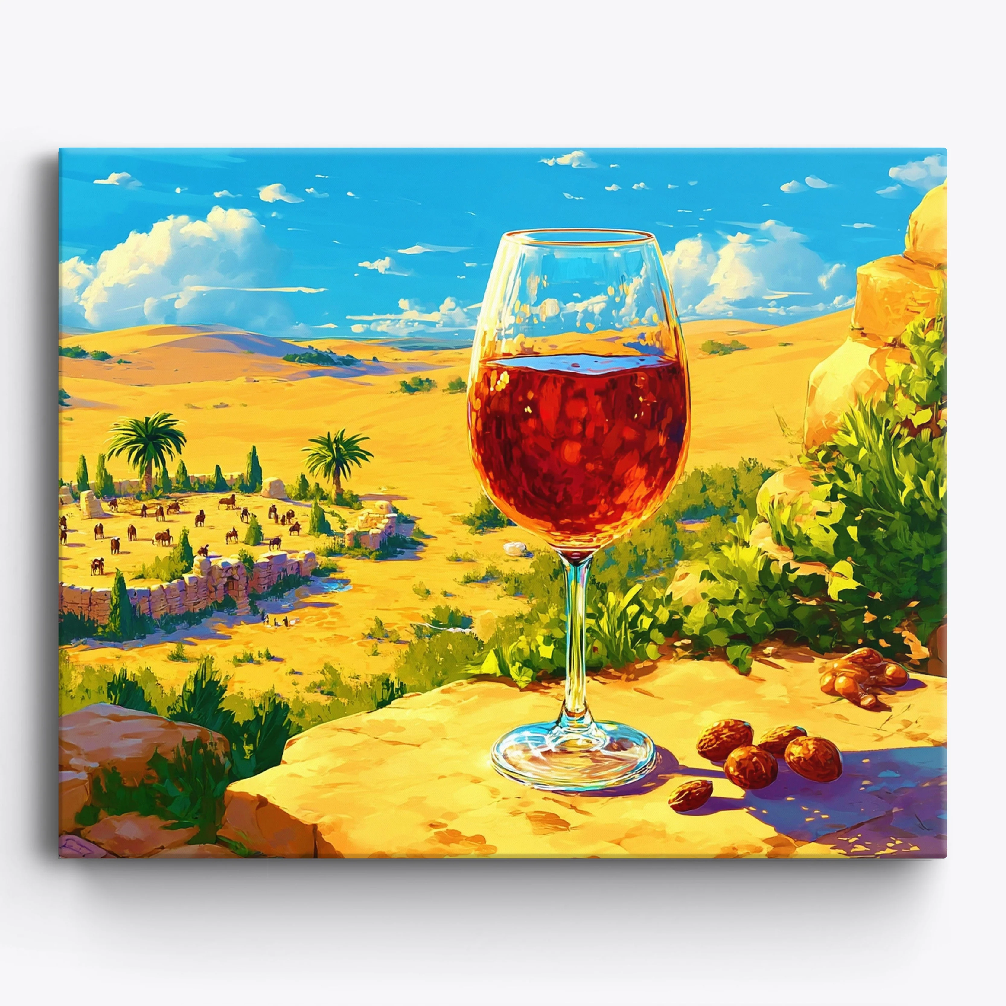 Desert Sunset Oasis