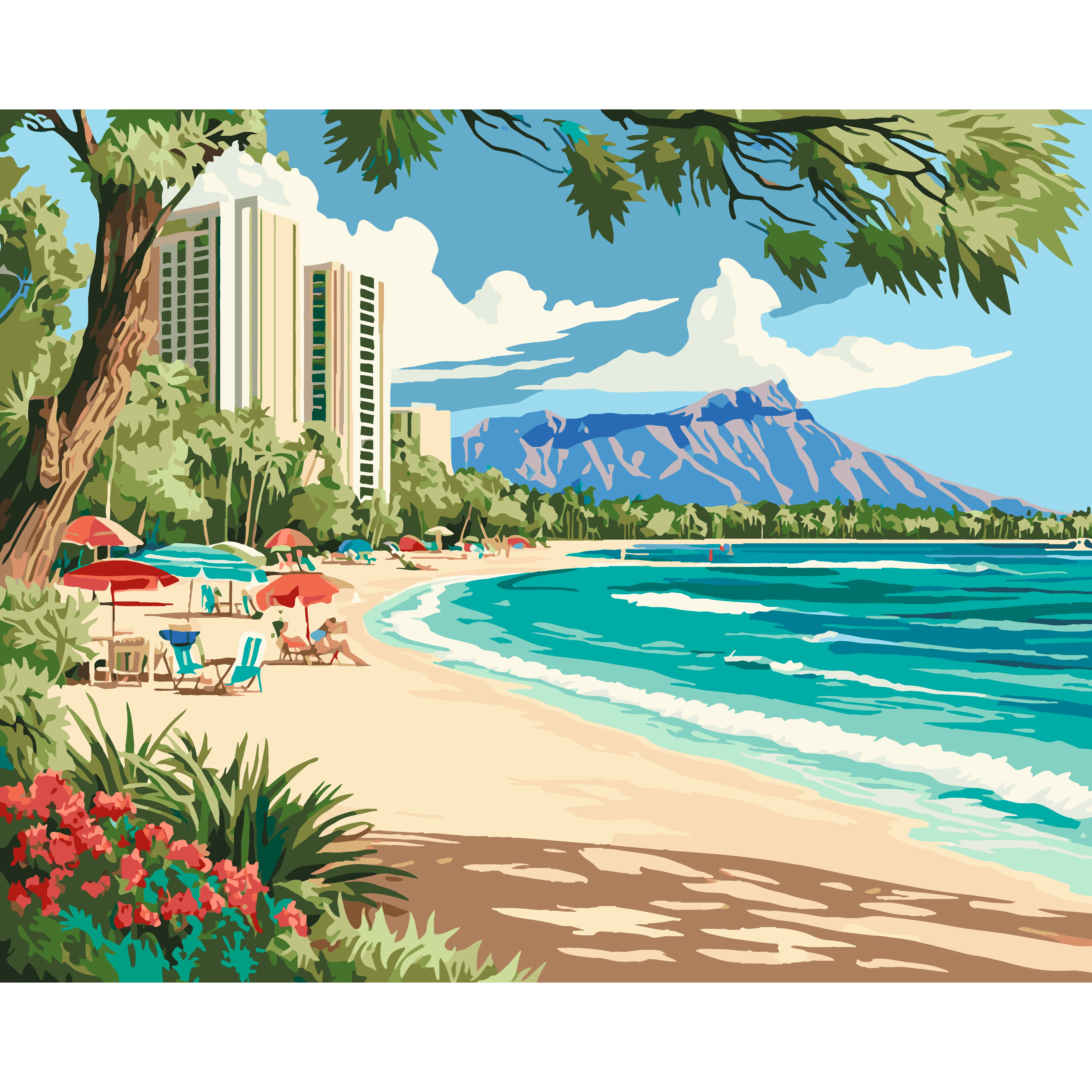 Hawaii - Waikiki Beach - Image 2