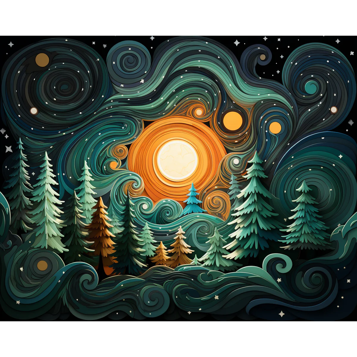 Evergreen Snow Wonderland - Image 2