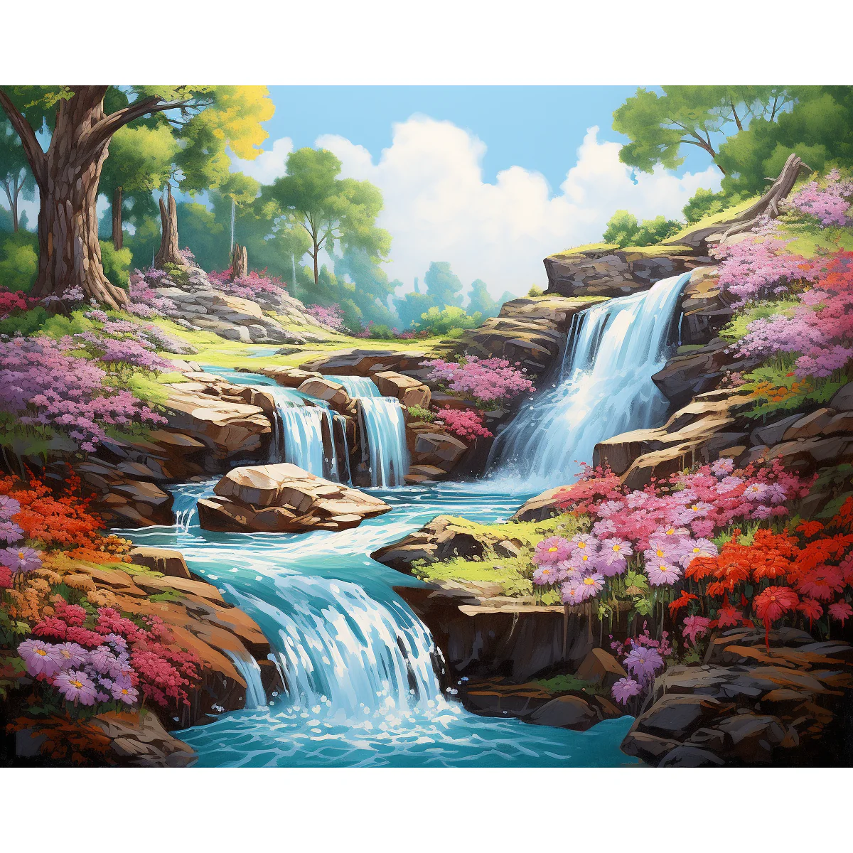 Fantasy Floral Cascade - Image 2