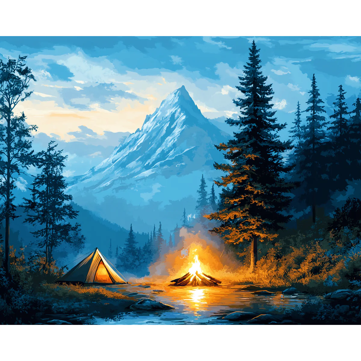 Firelit Forest Retreat - Image 2