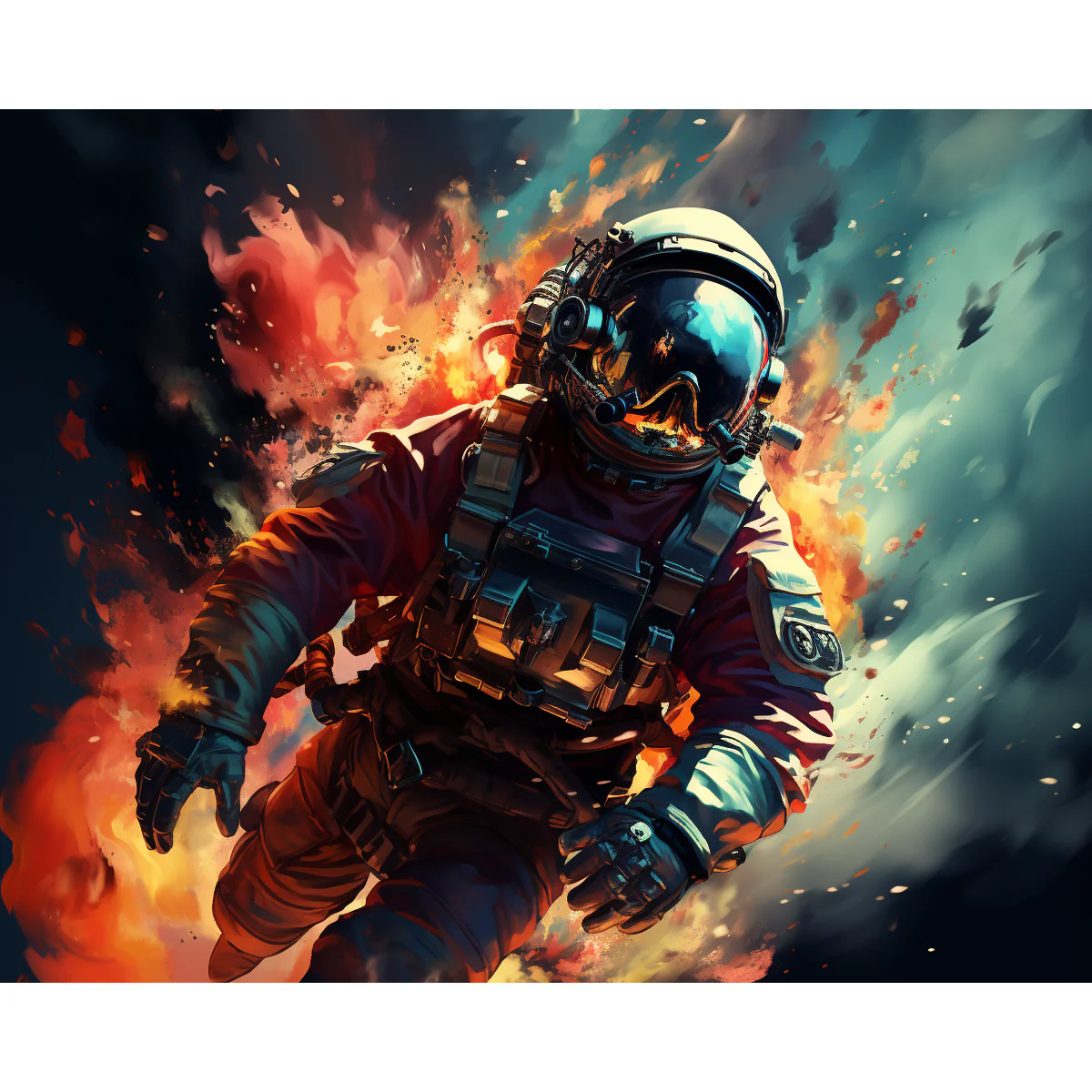 Flaming Astronaut - Image 2