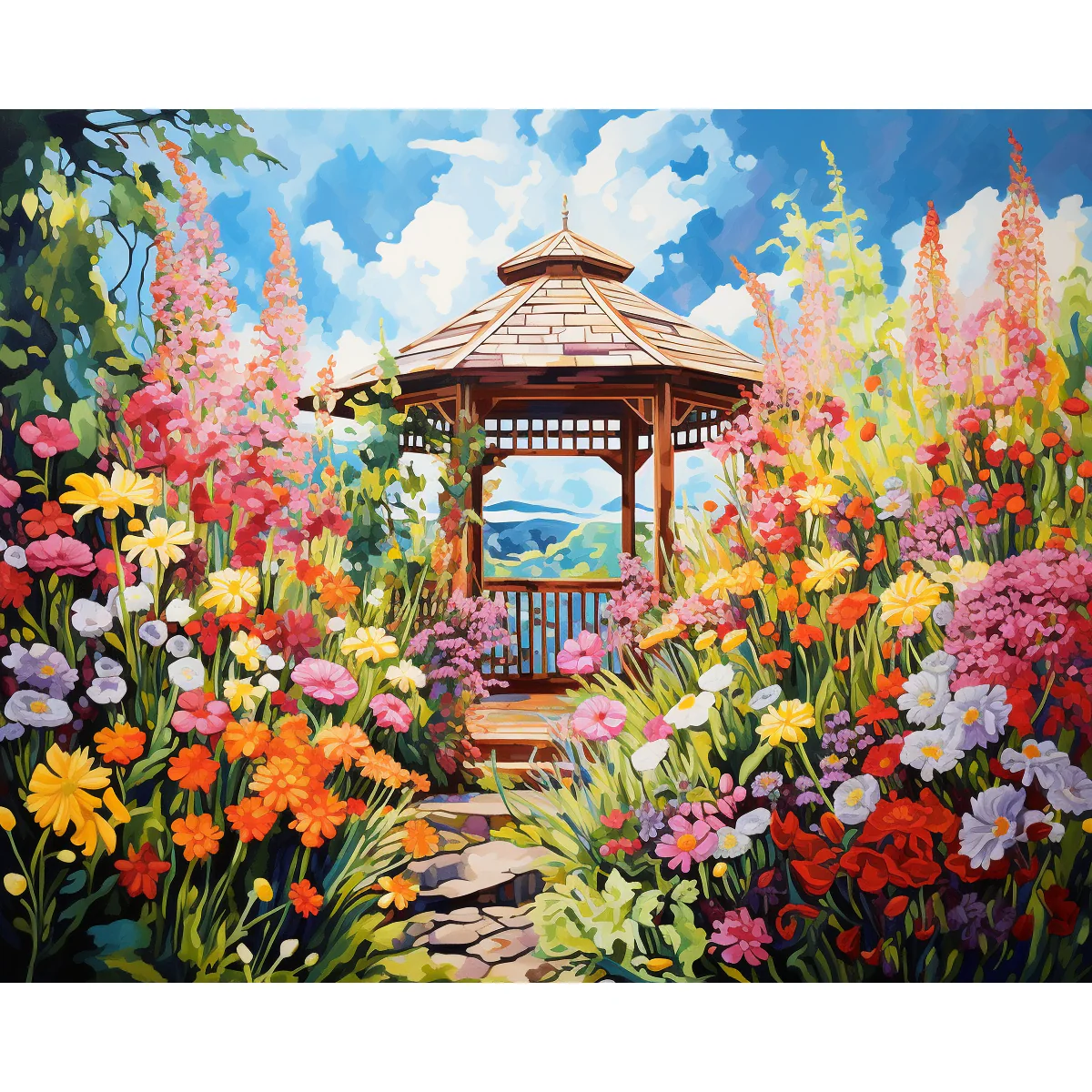Flower Filled Gazebo - Image 2