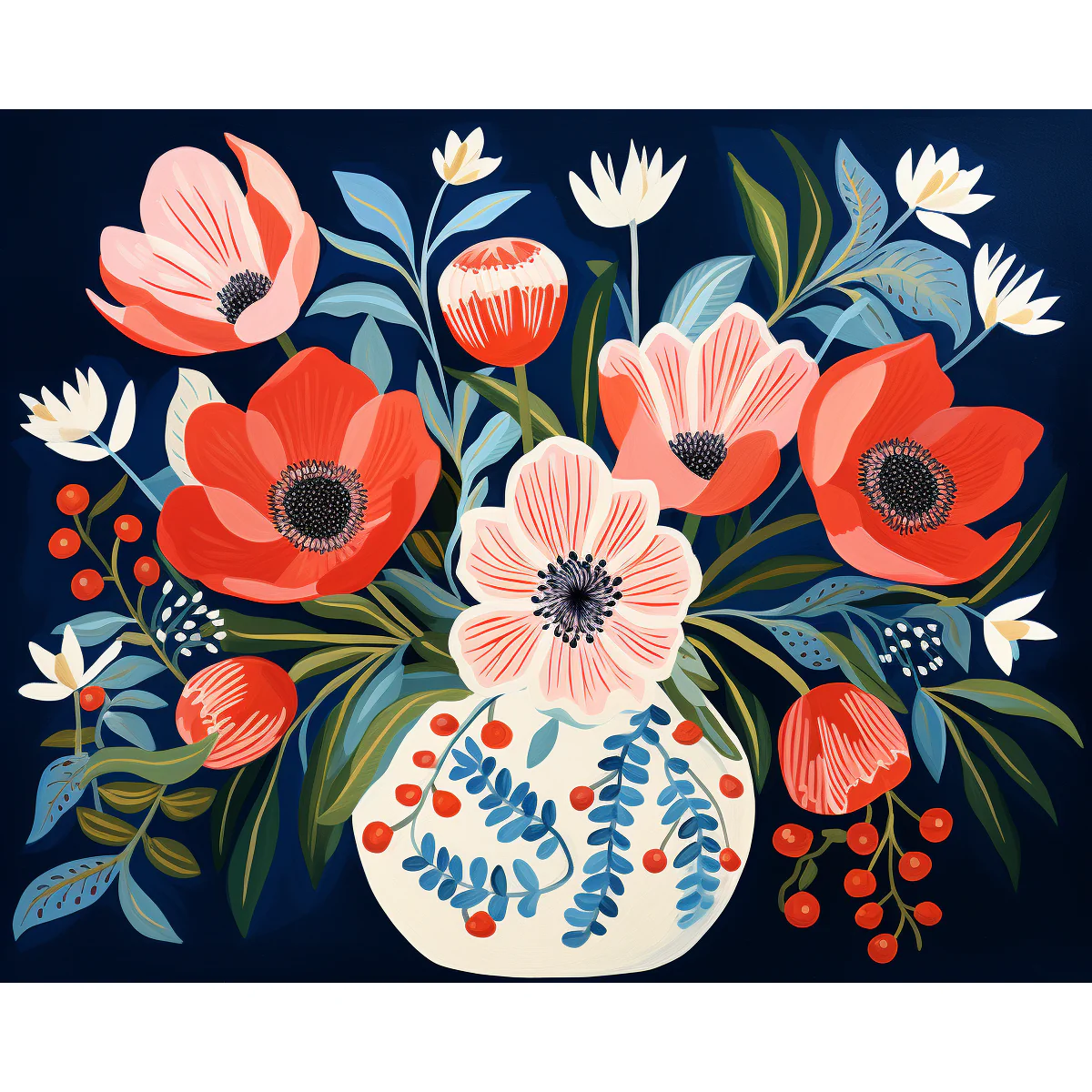 Folk Art Florals - Image 2
