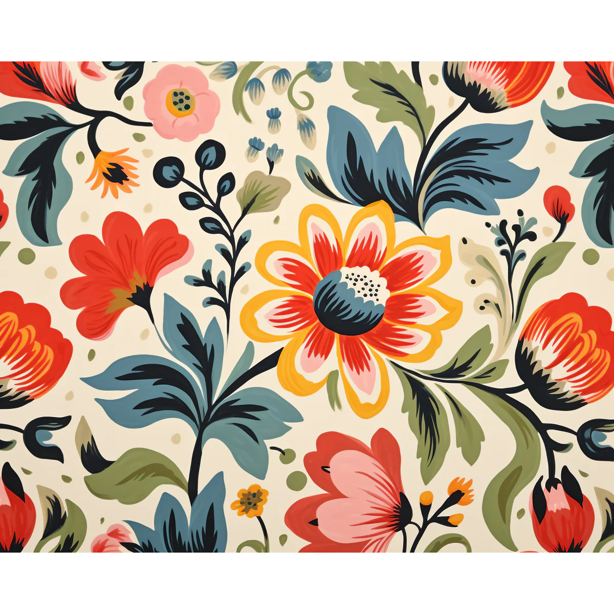 Folk Floral - Image 2