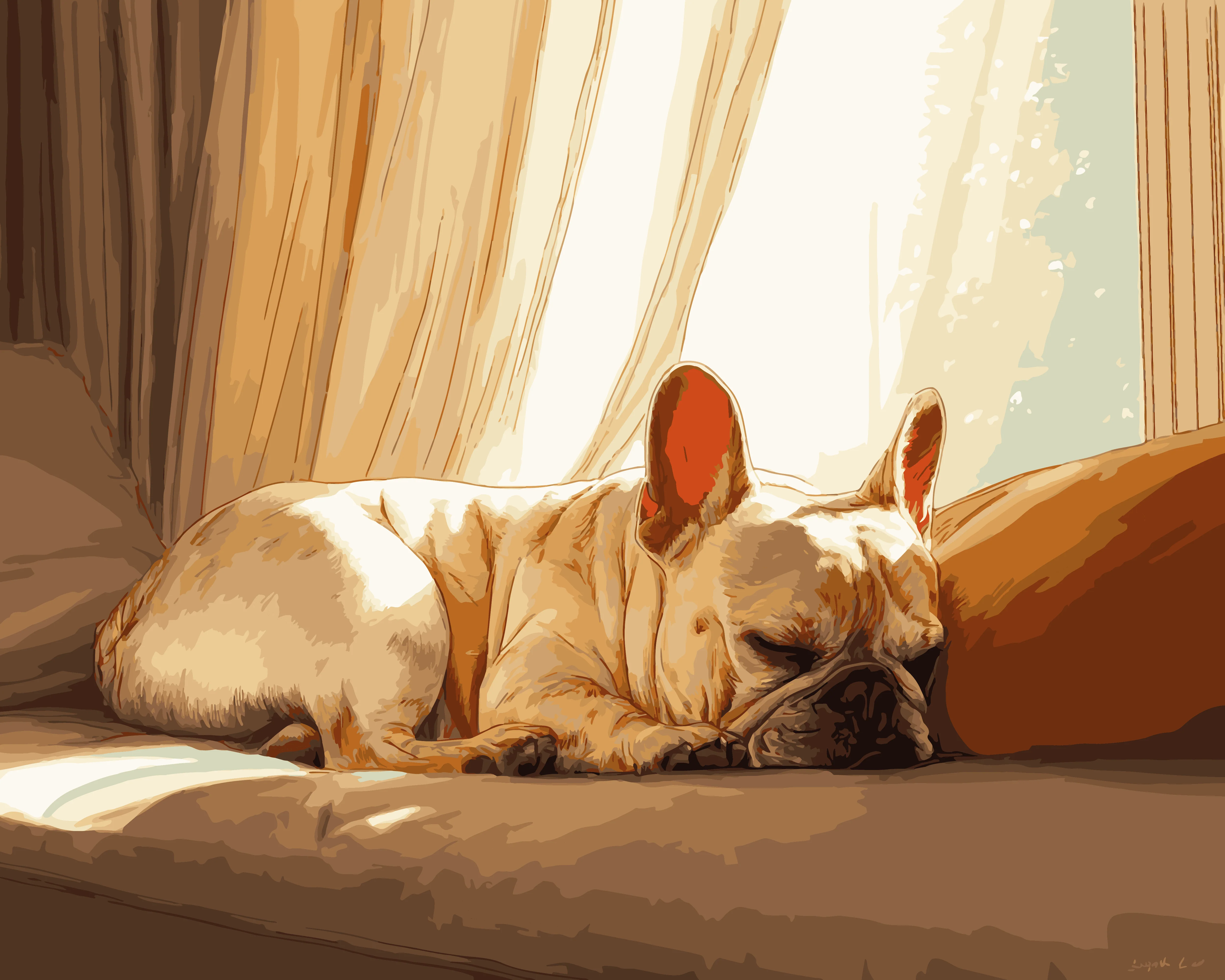 French Bulldog Nap - Image 3