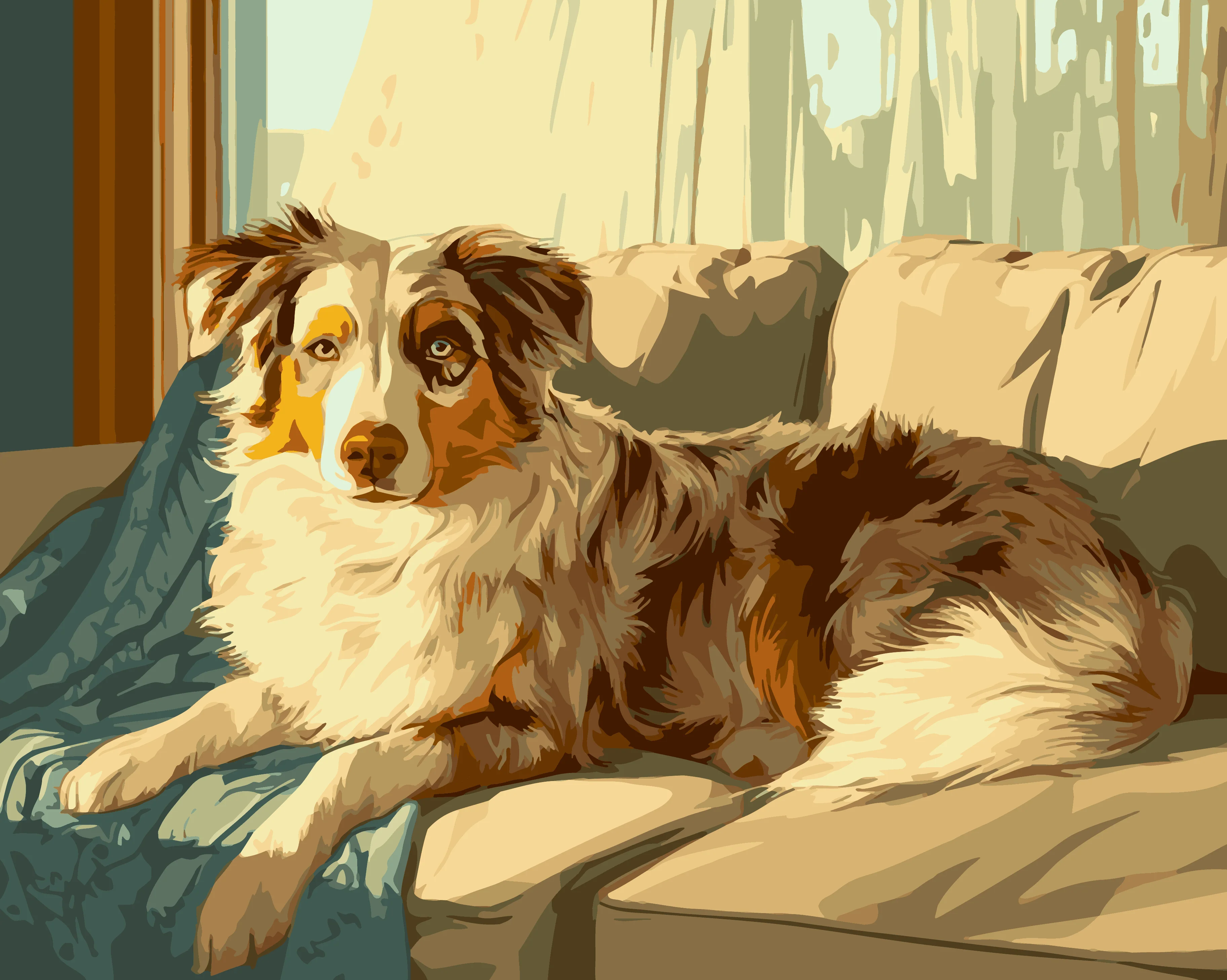 Australian Shepherd Shadows - Image 3