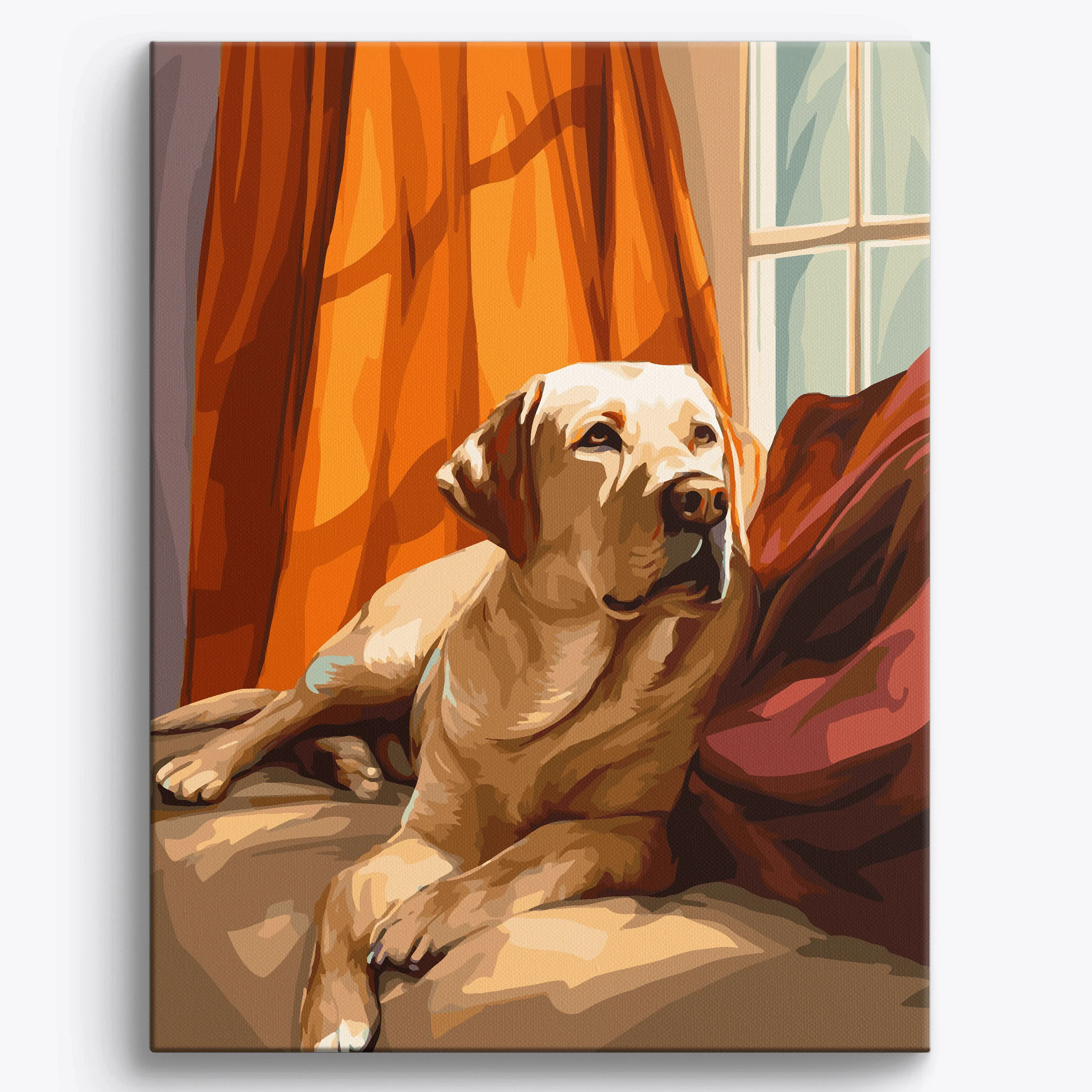 Laying Labrador