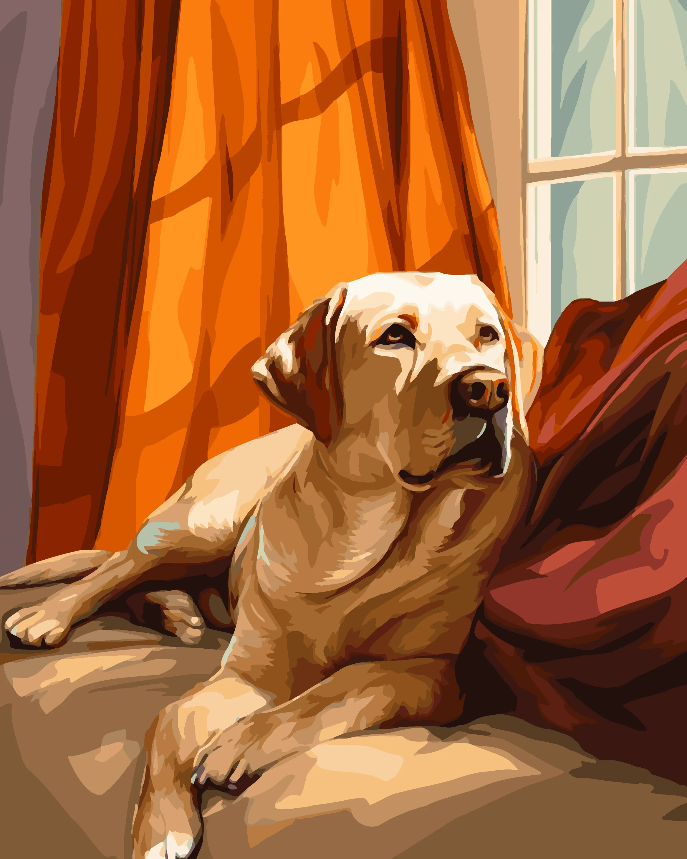 Laying Labrador - Image 3