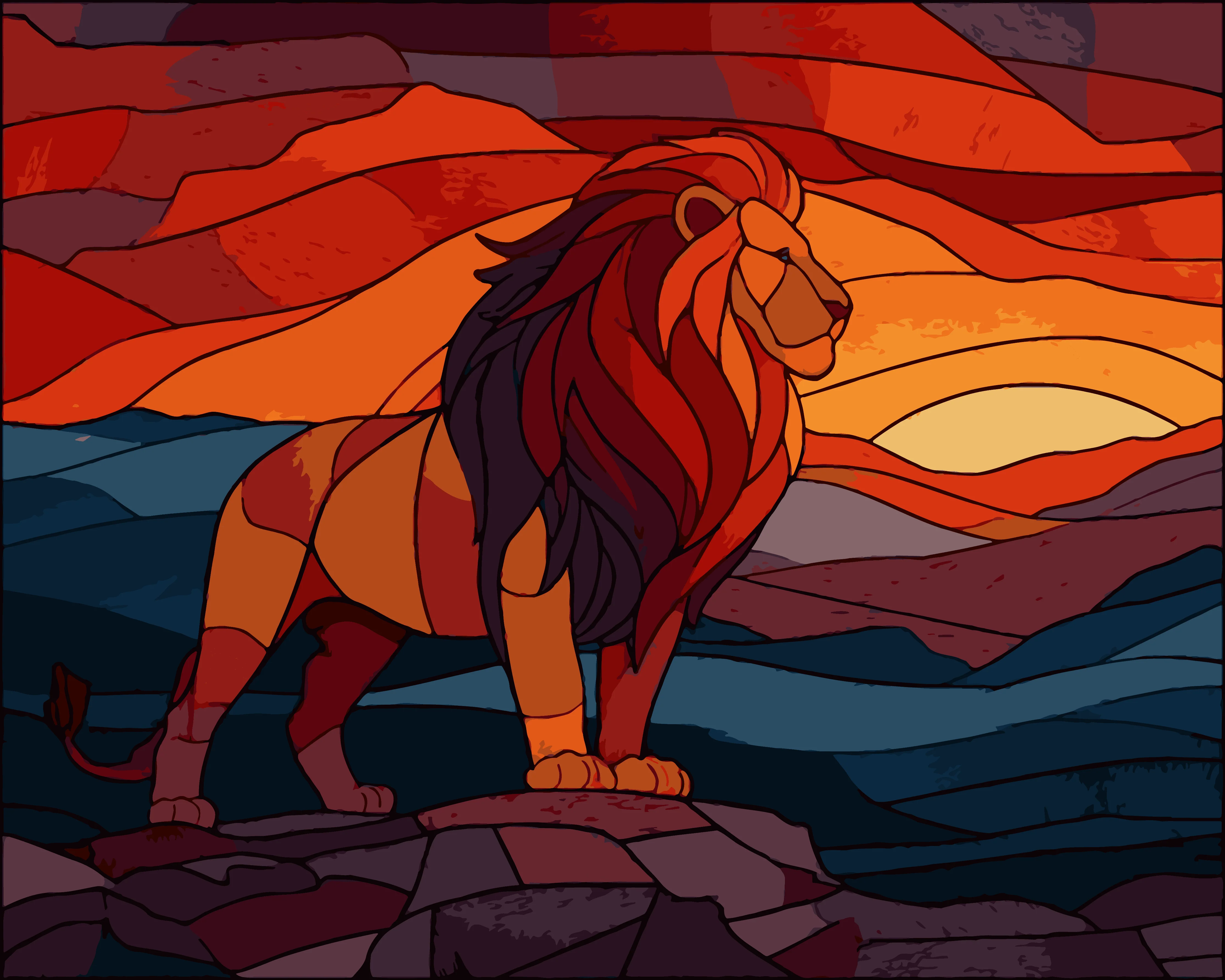Geometric Lion - Image 3