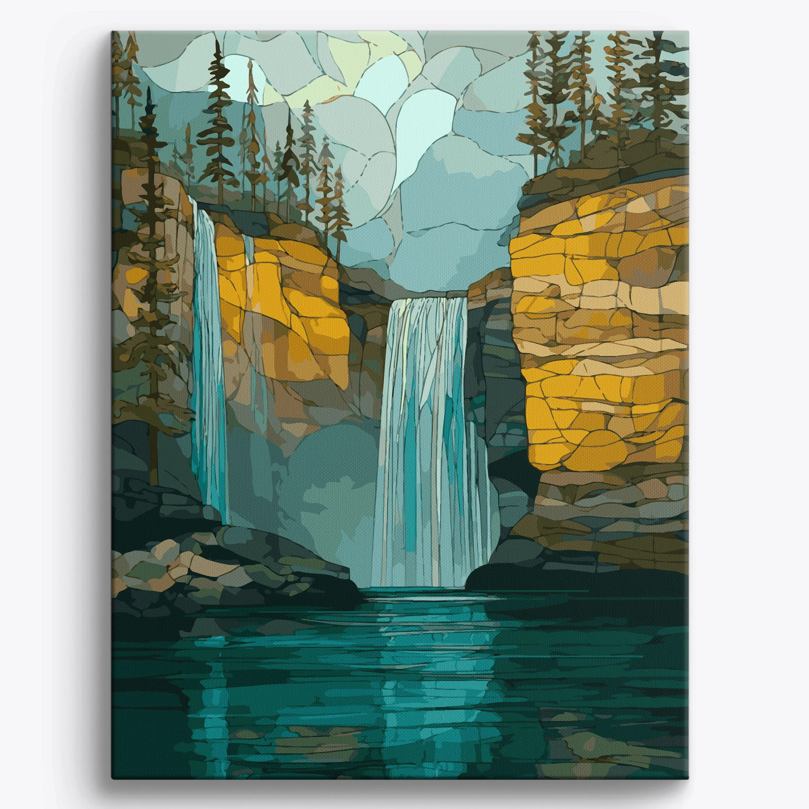 Geometric Waterfall