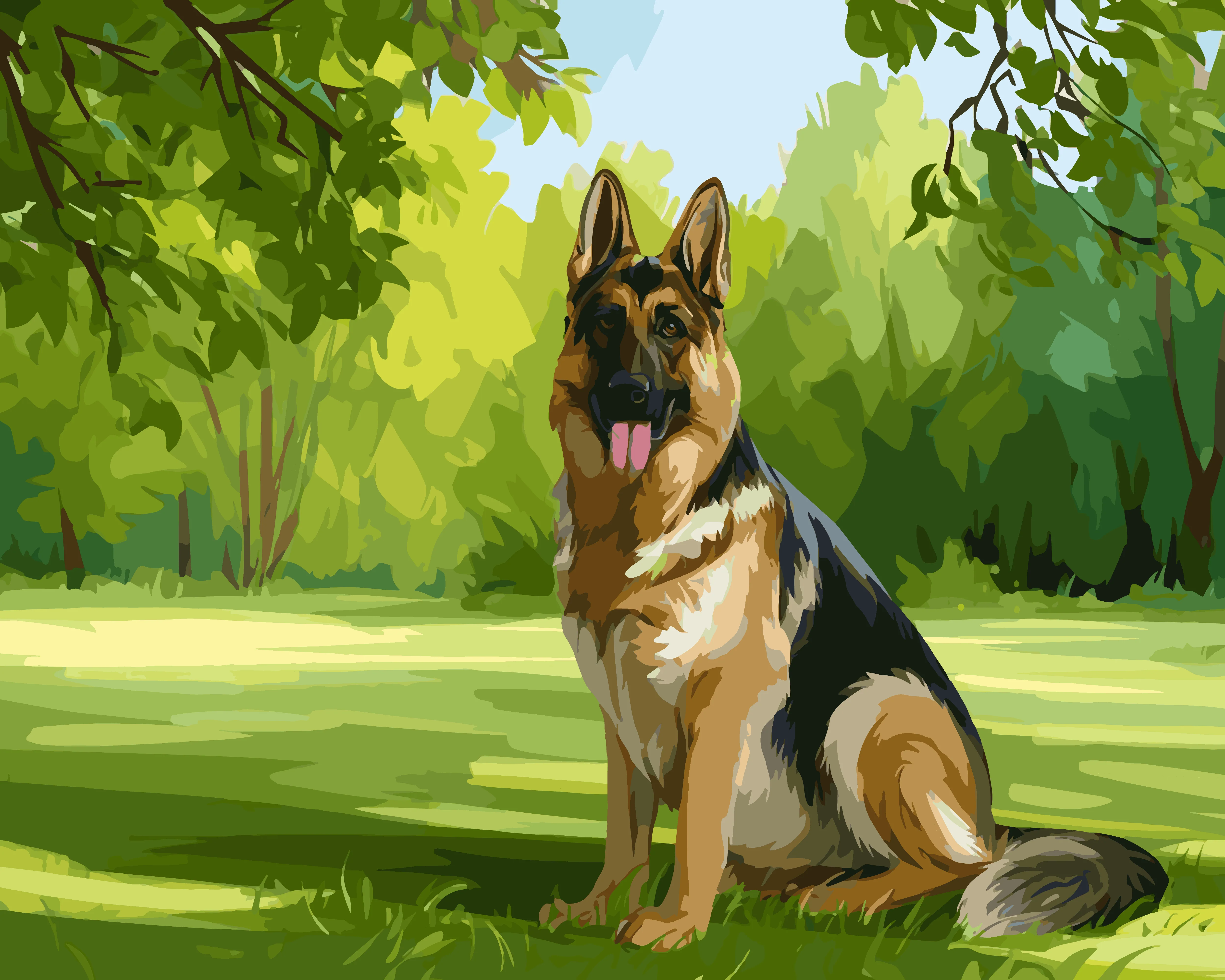 German Shepherd Meadow - Image 3