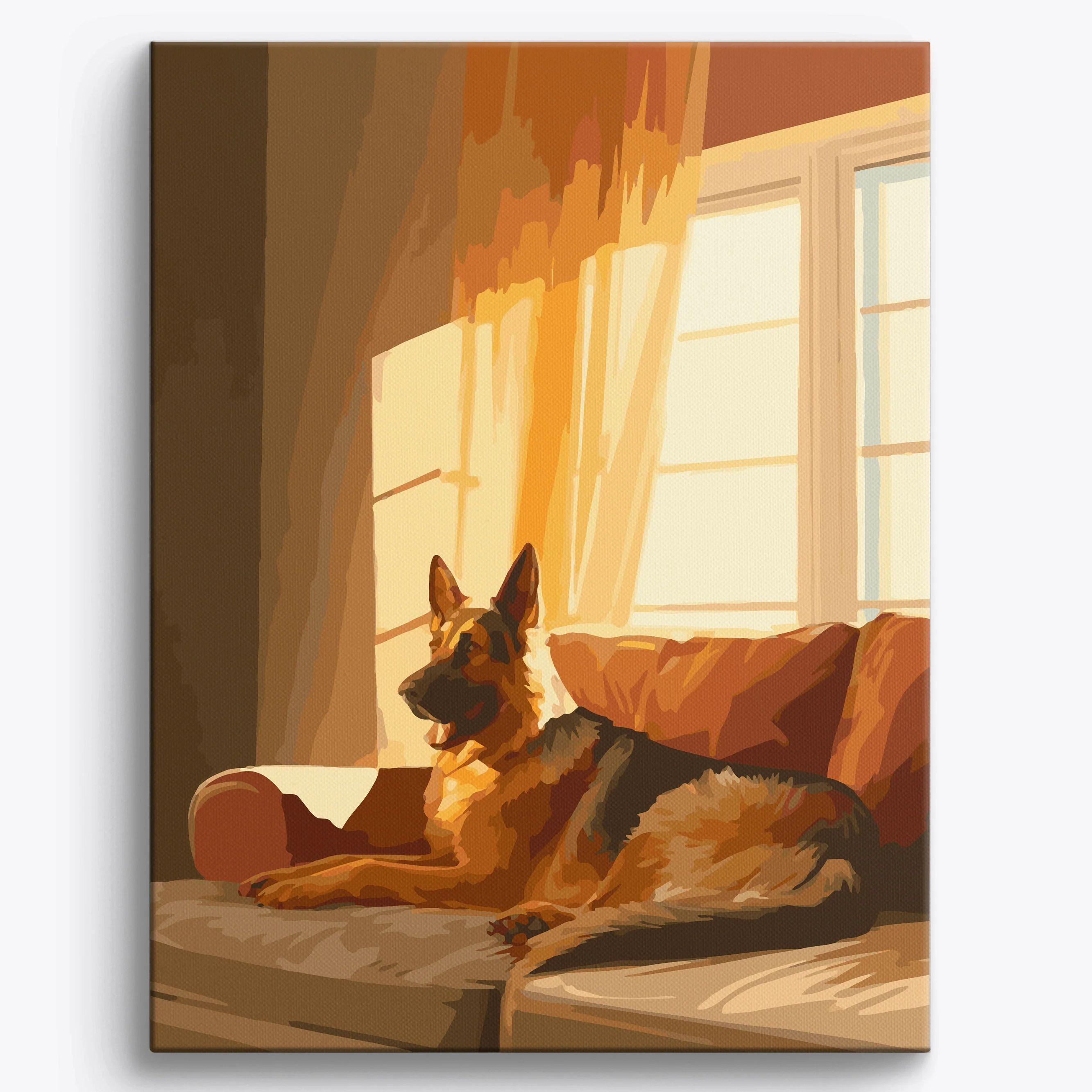 German Shepherd Shadows