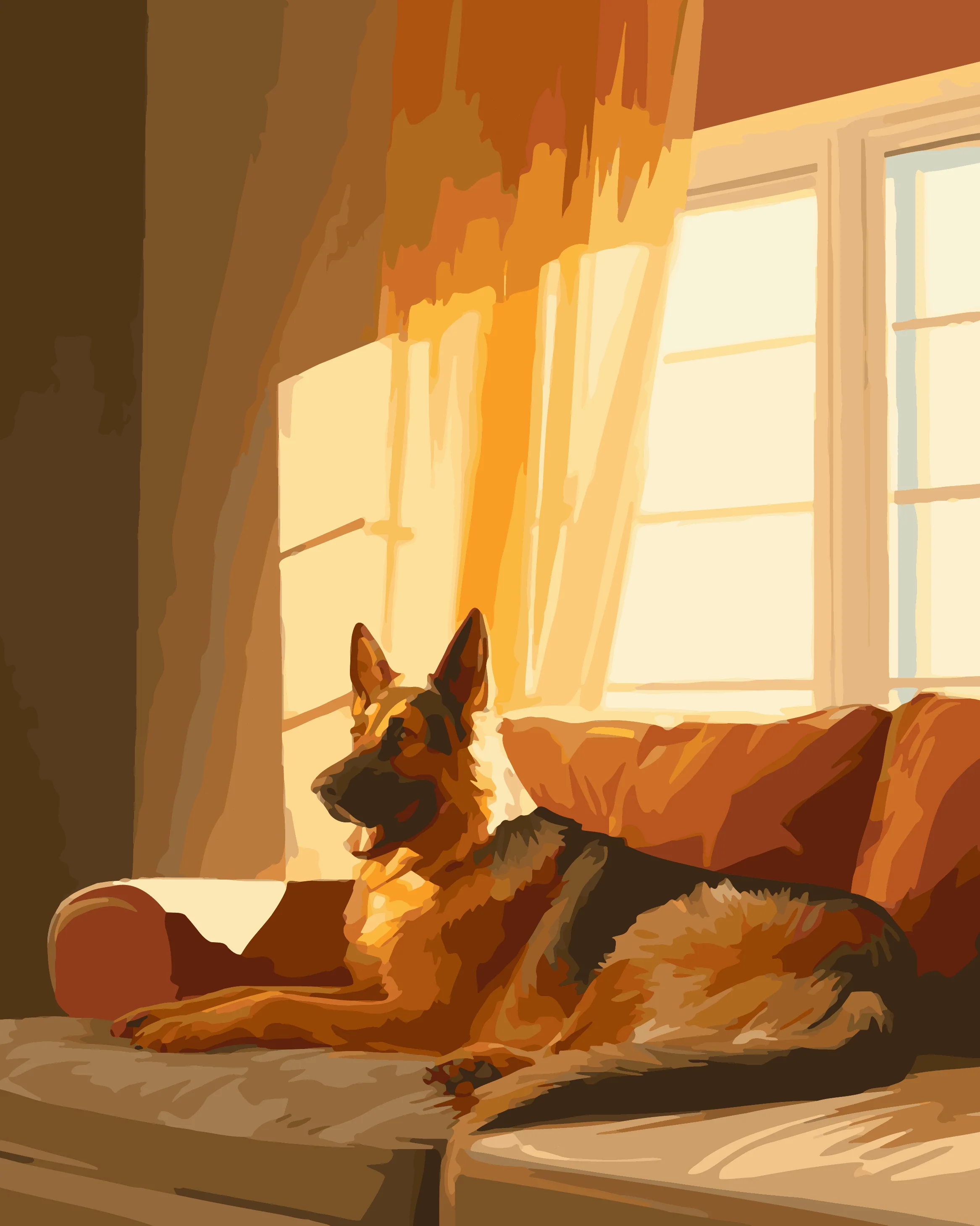 German Shepherd Shadows - Image 3