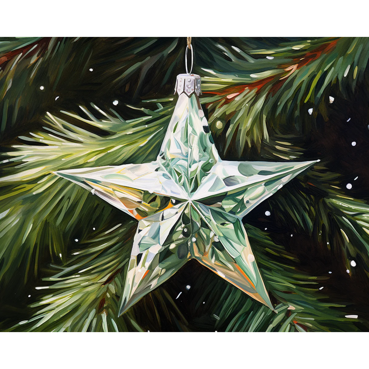 Glimmering Star Ornament - Image 2