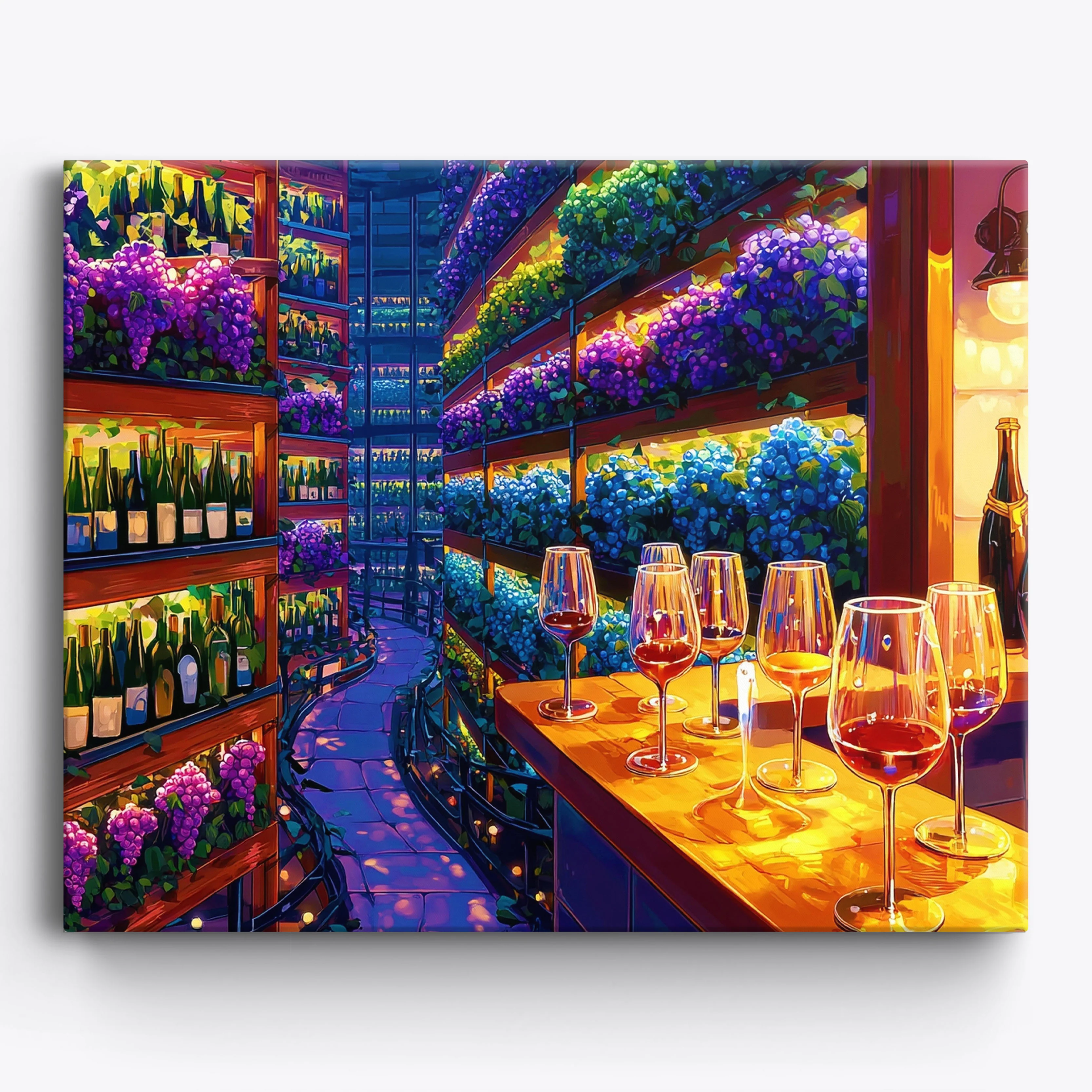 Glowing Grapes