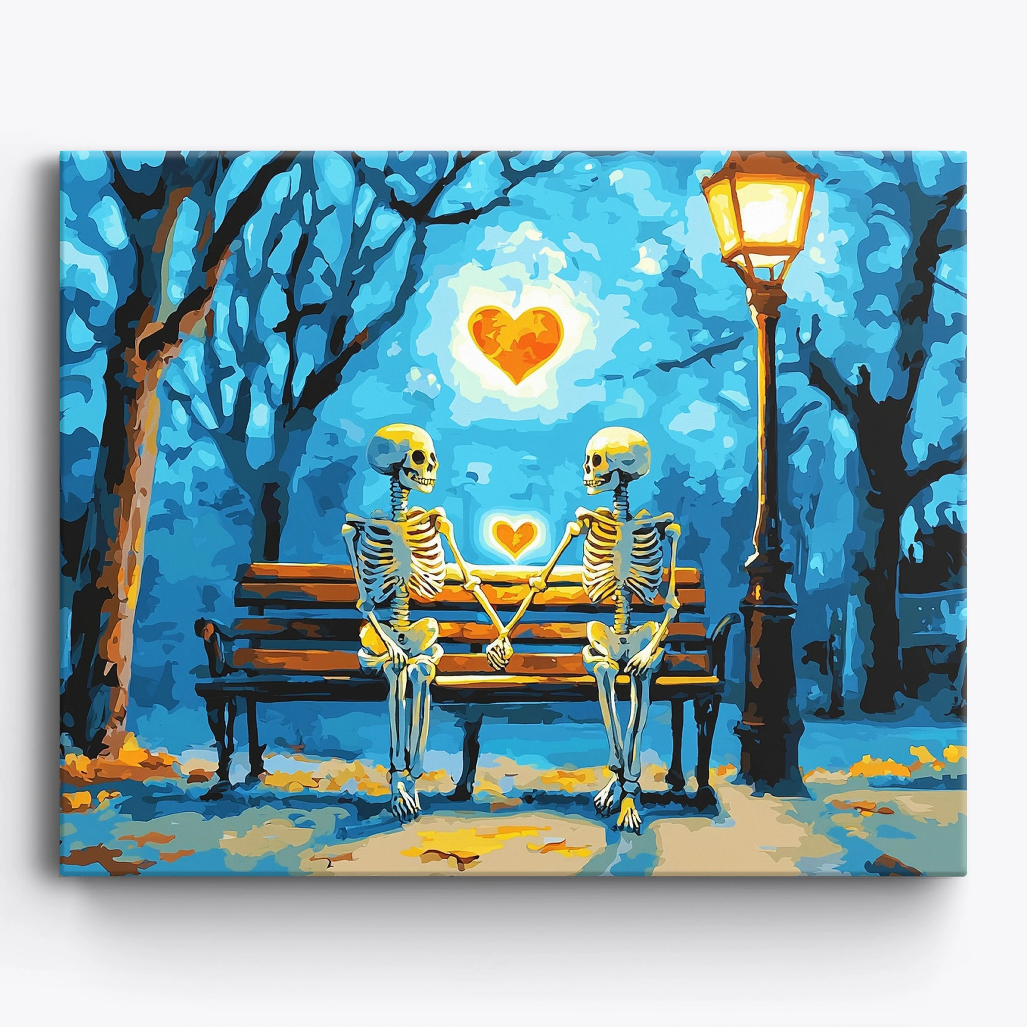 Glowing Heart Embrace