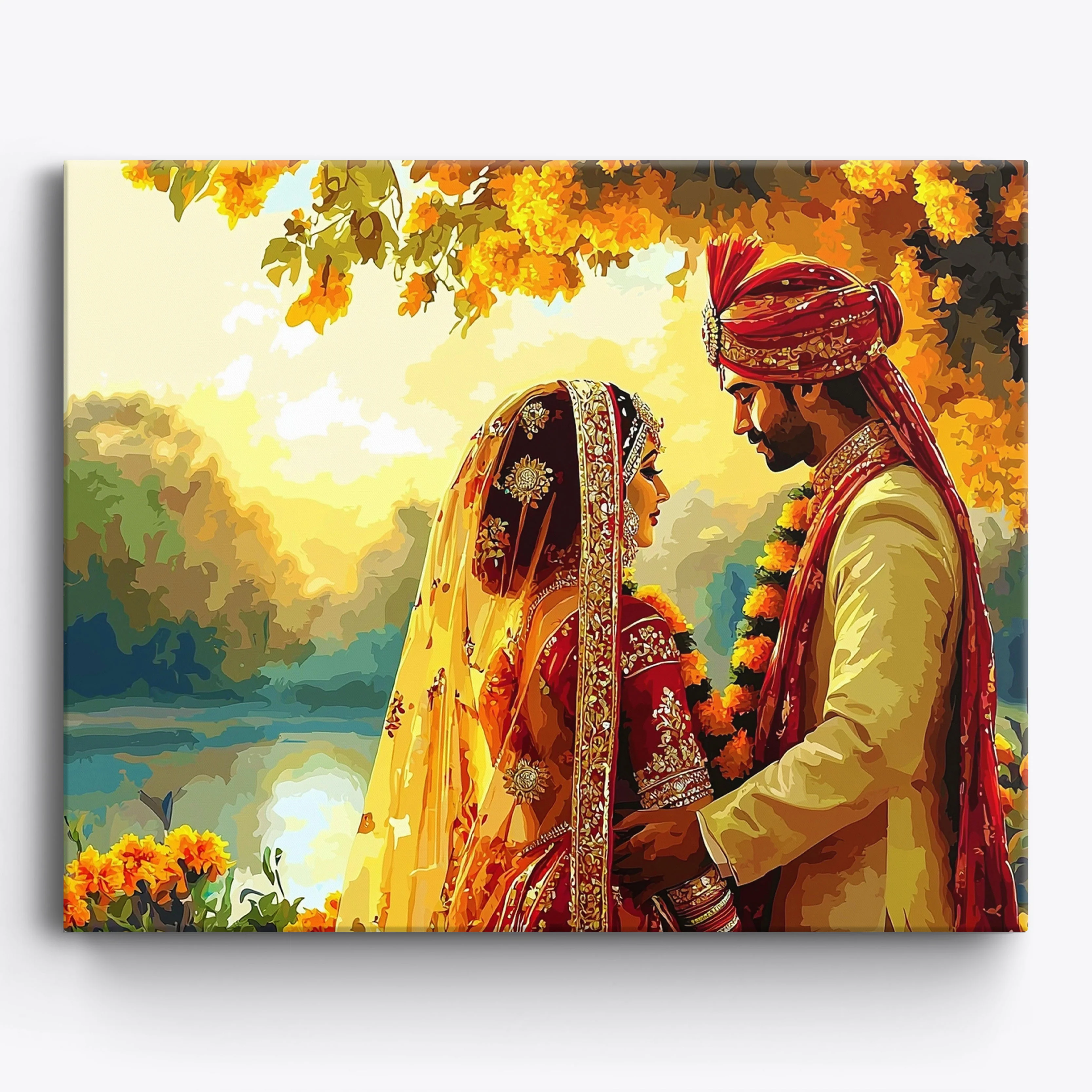 Golden Nuptial Bliss