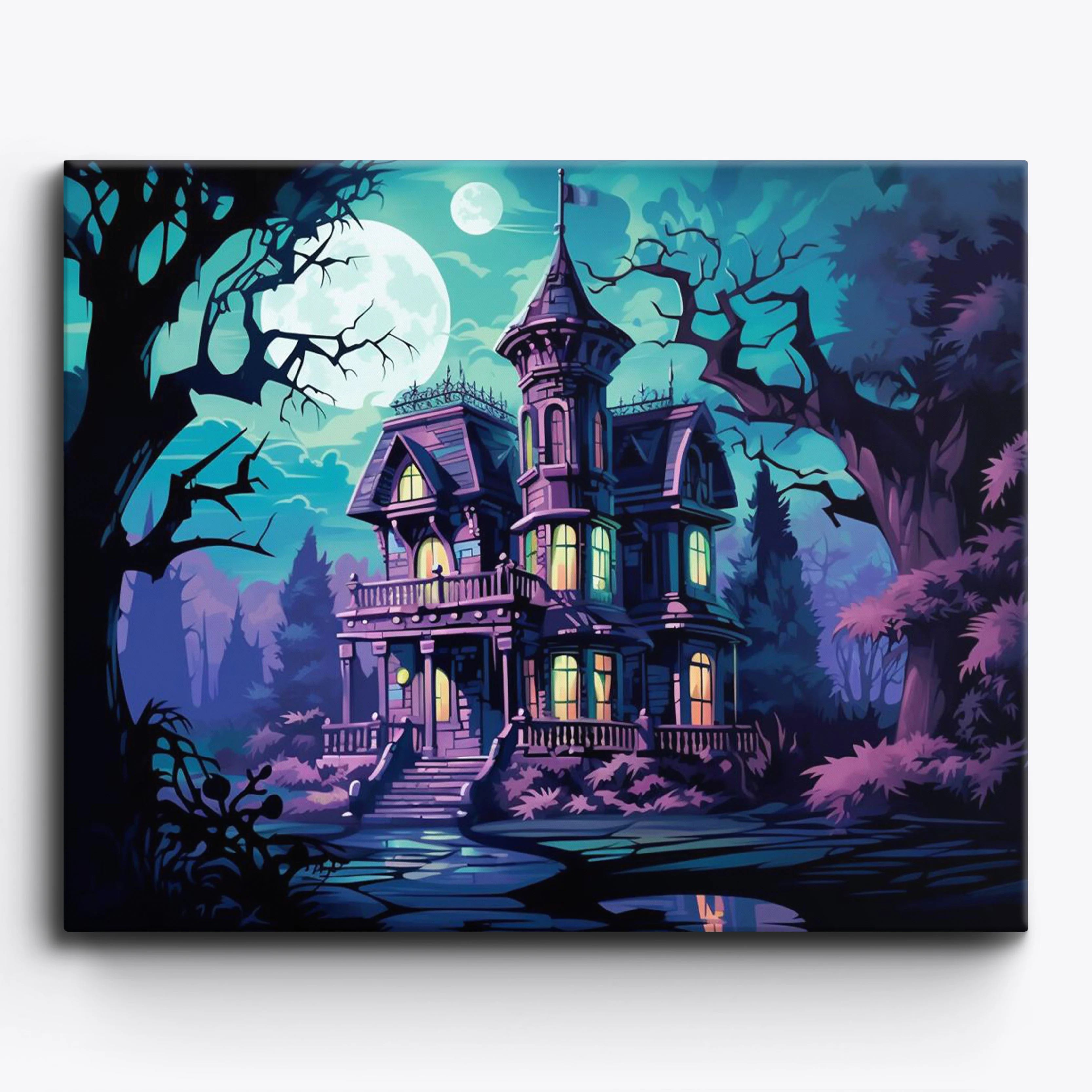 Gouache Ghosthouse