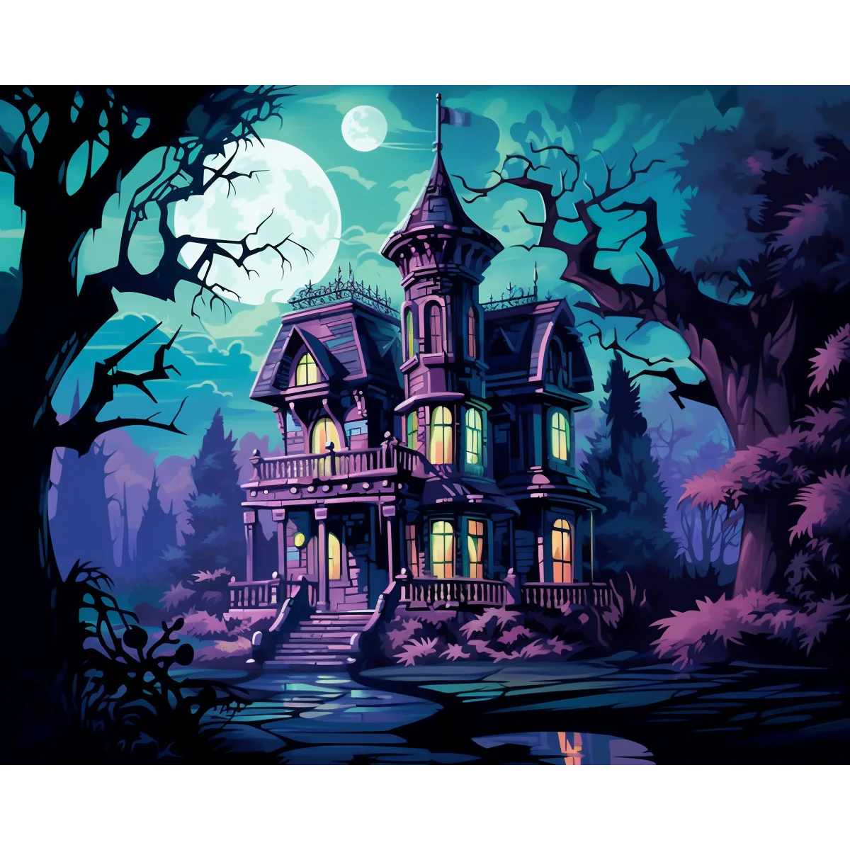 Gouache Ghosthouse - Image 2