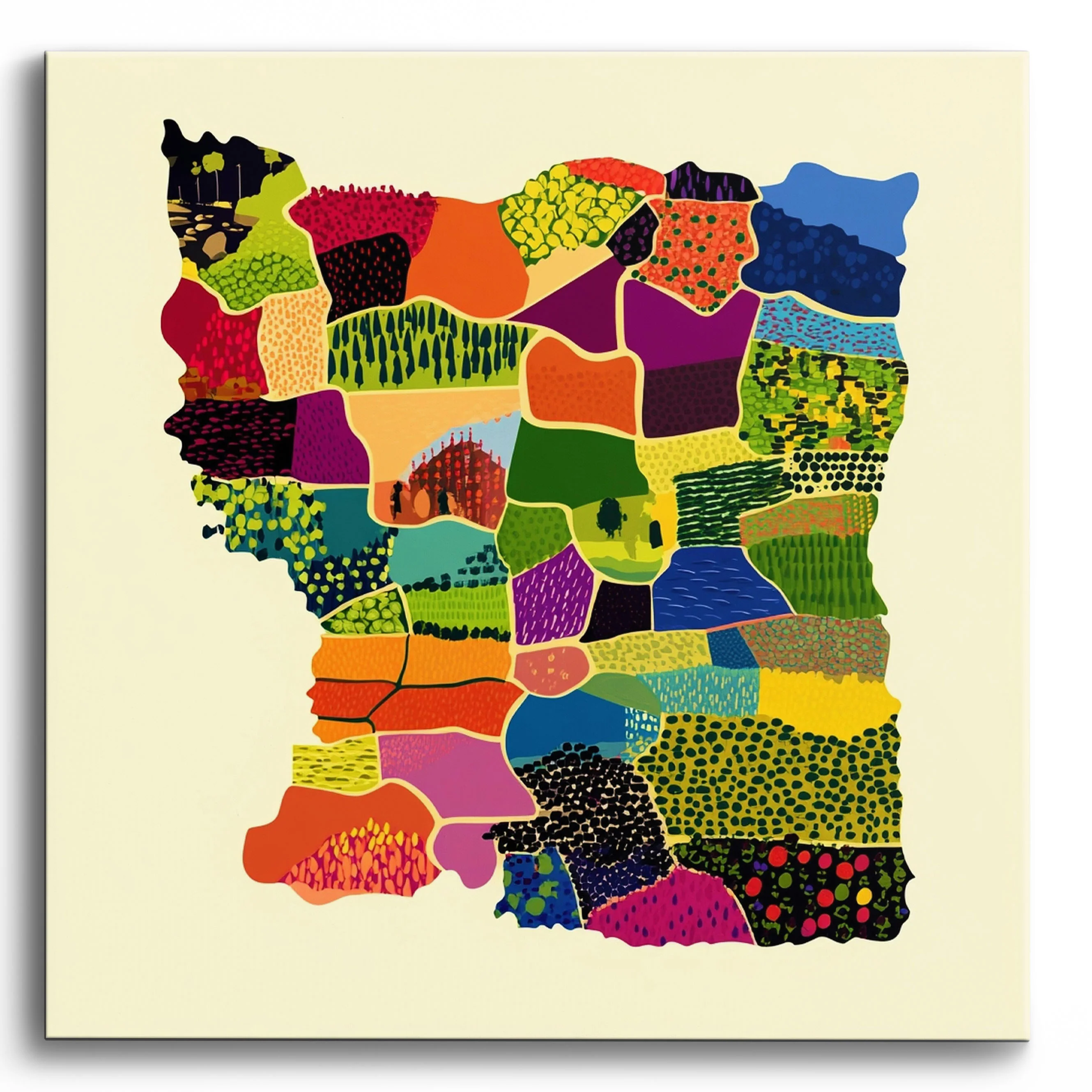 Graphic Wine Map