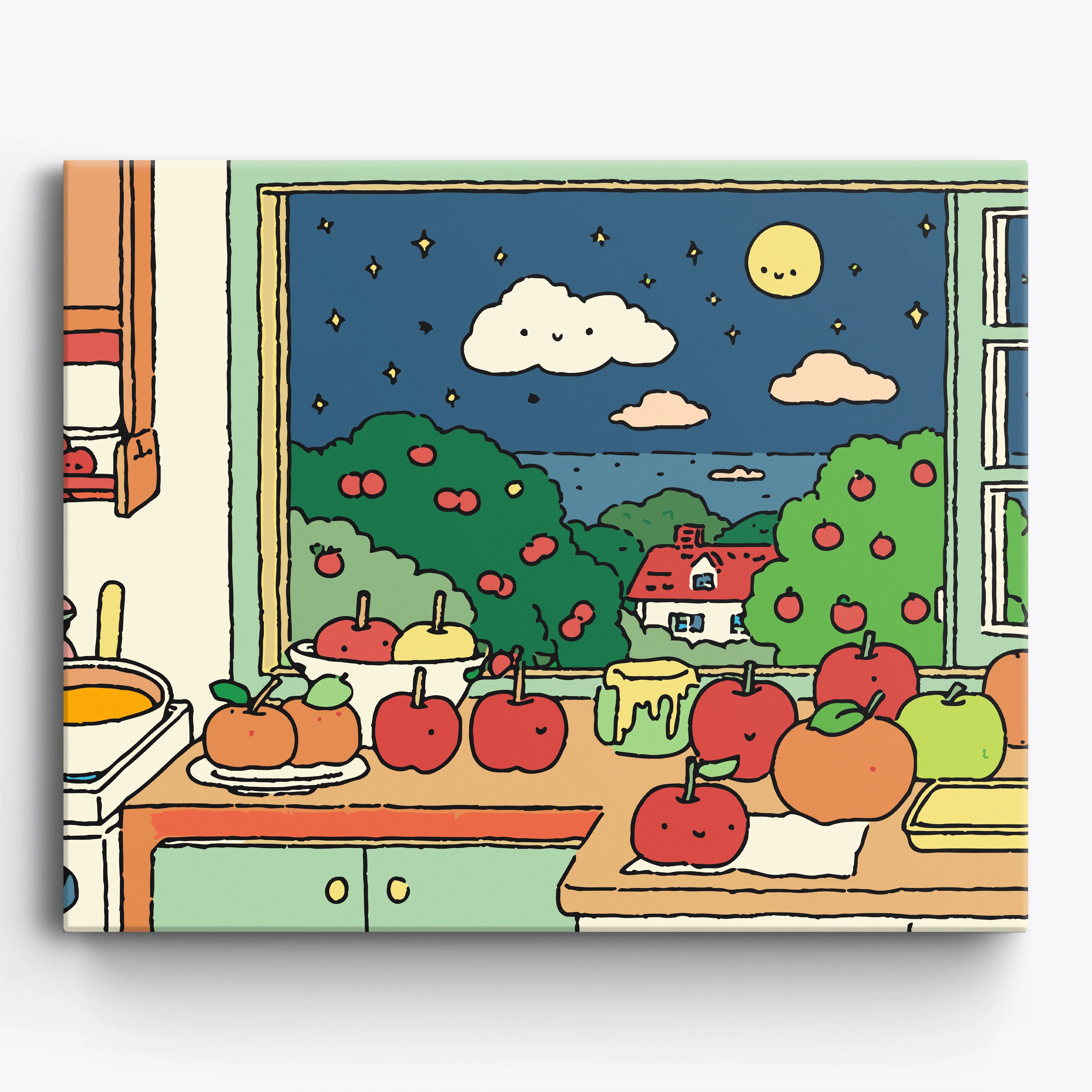 Kitchen Moon Shadows