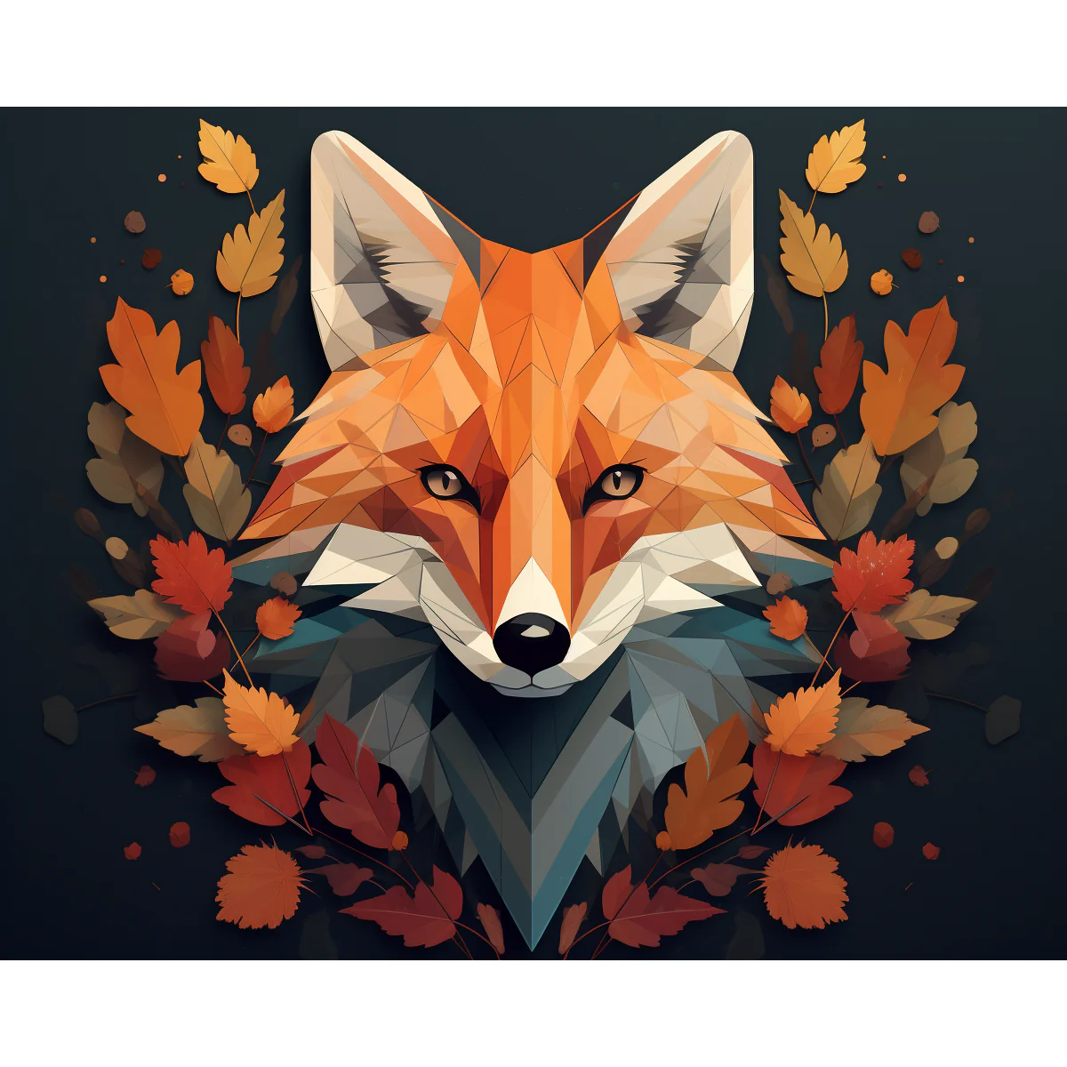 Minimalist Fox Face - Image 2
