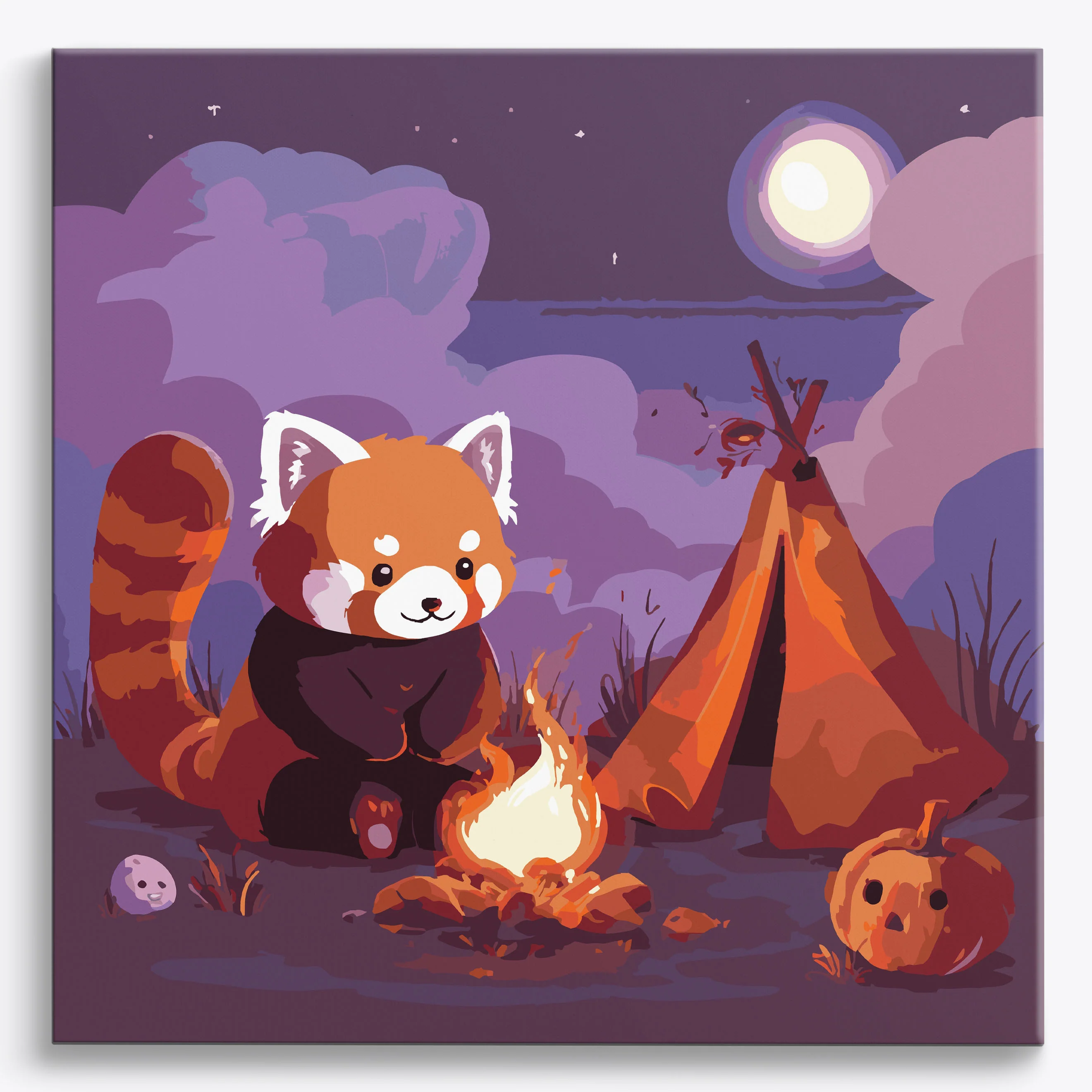 Moonlit Cozy Fire