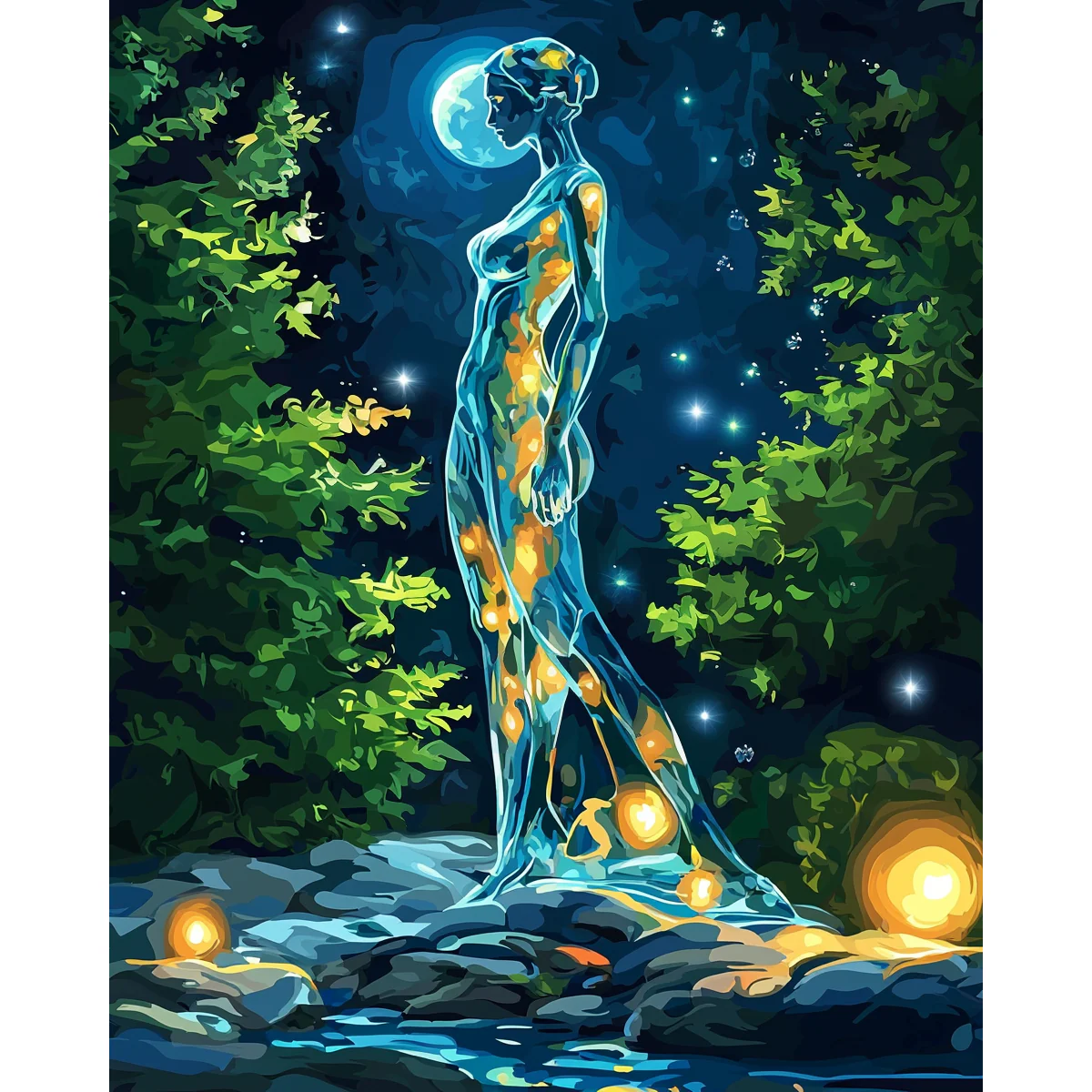 Moonlit Glass Woman - Image 2