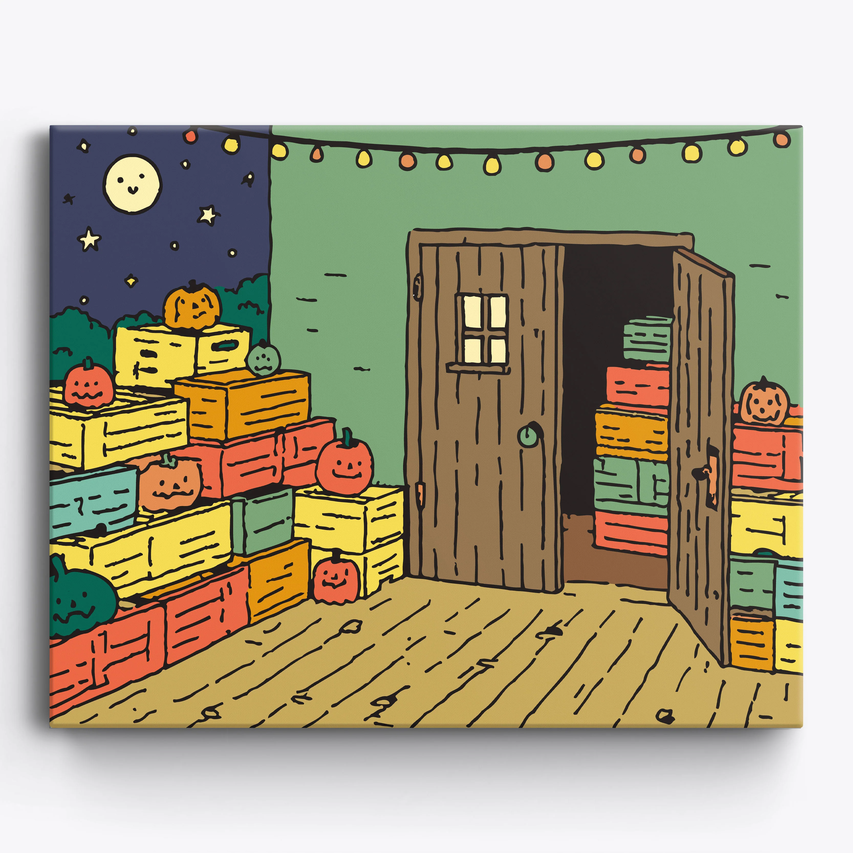 Moonlit Haunted Closet
