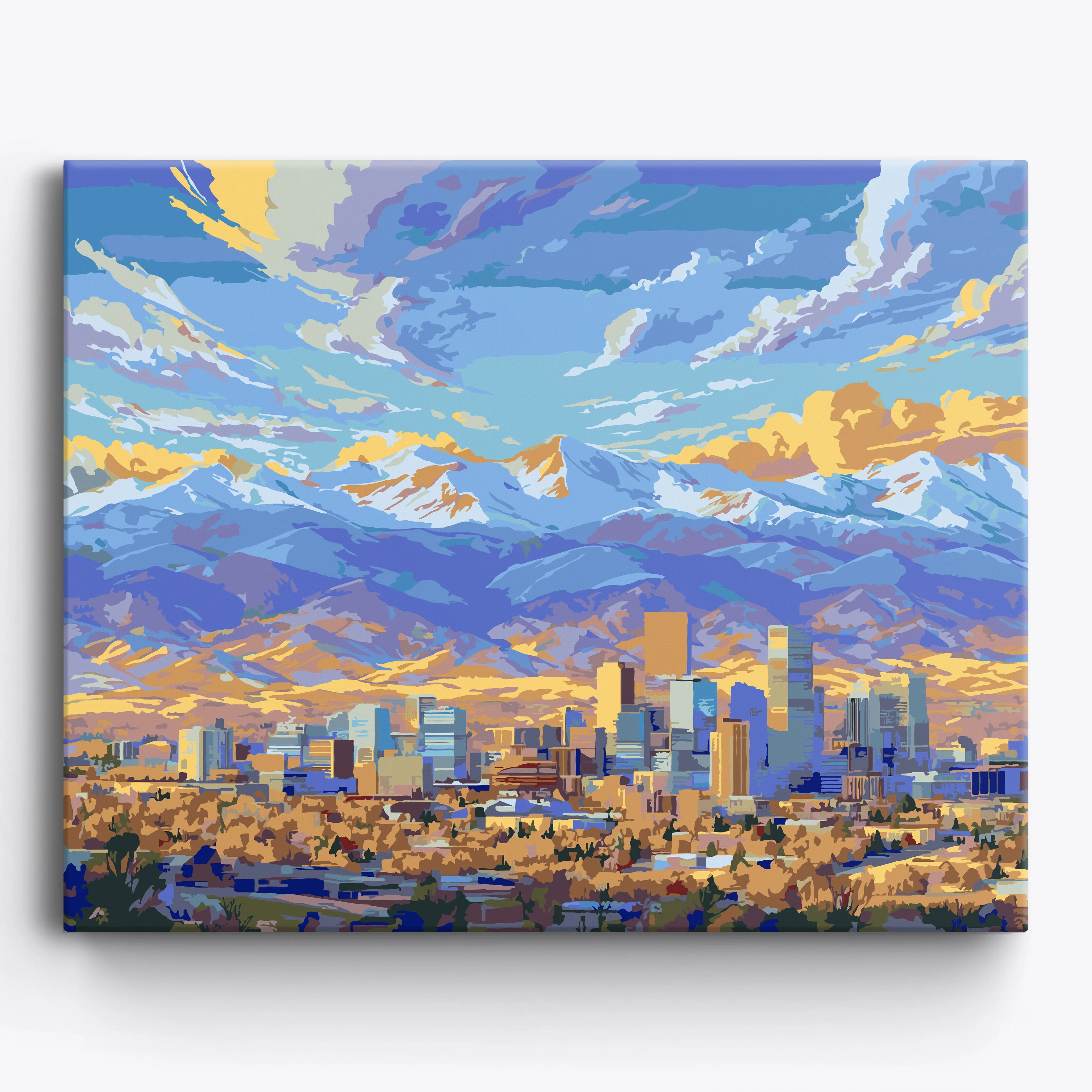 Denver Skyline Peaks