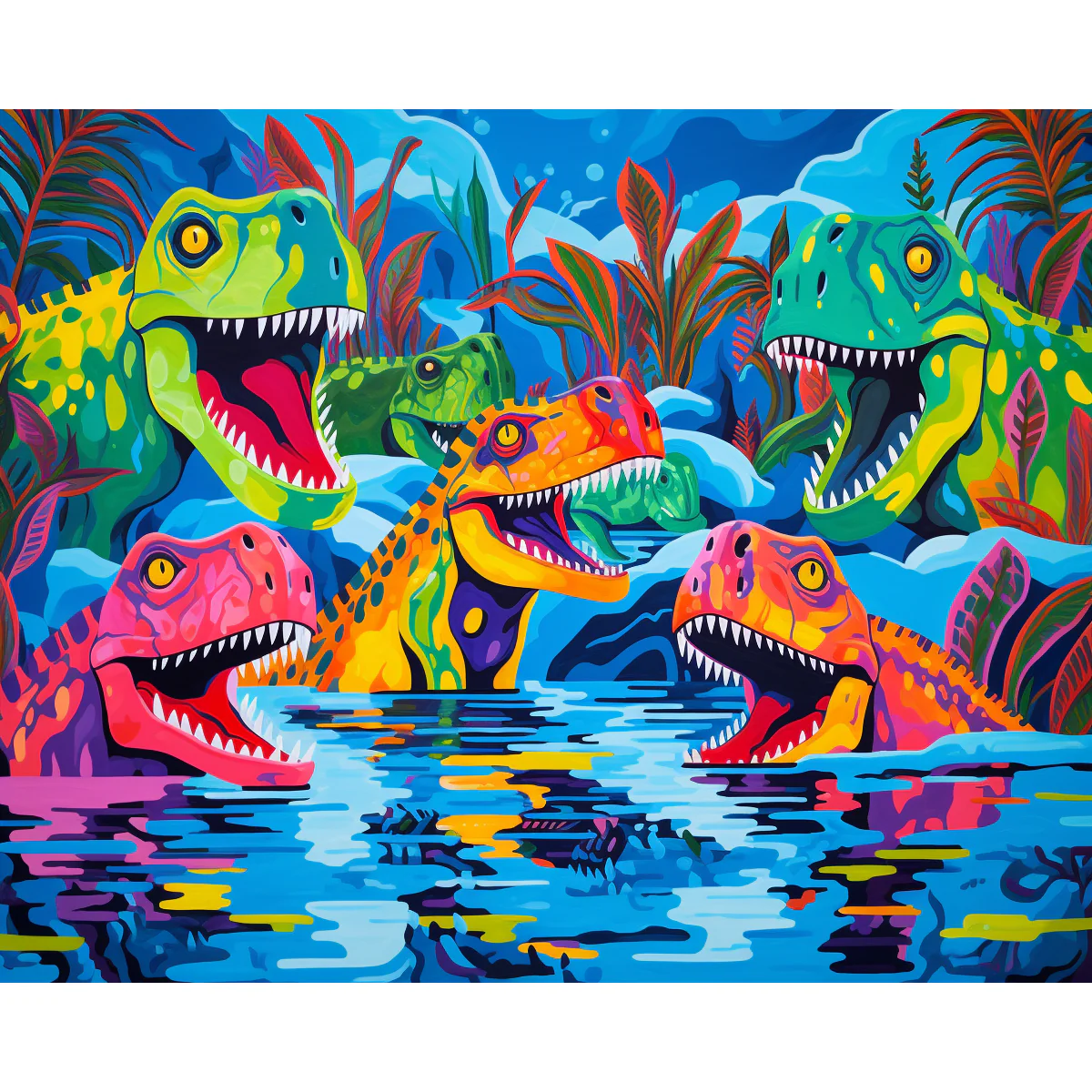 Neon Dino Dance - Image 2
