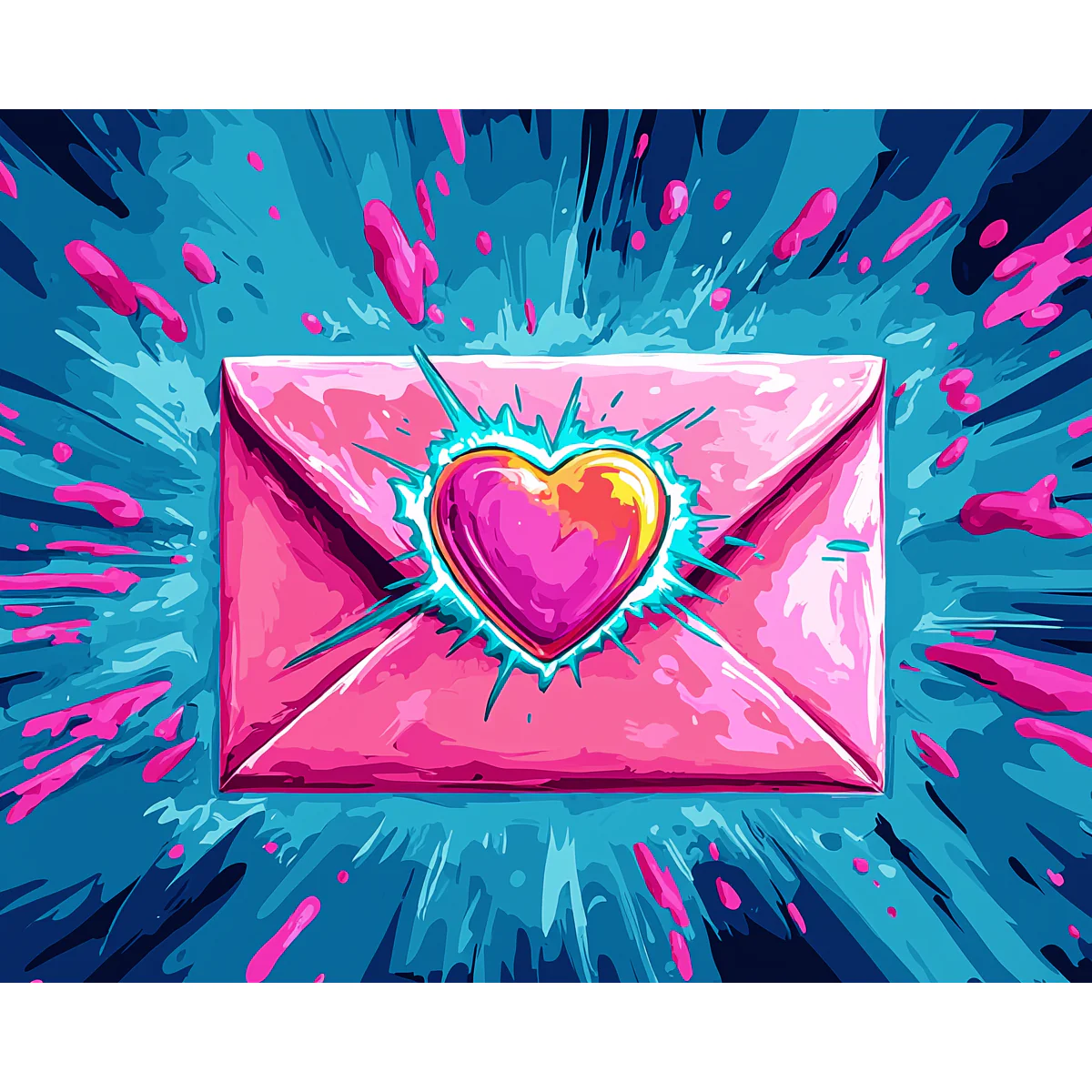 Neon Love Note - Image 2