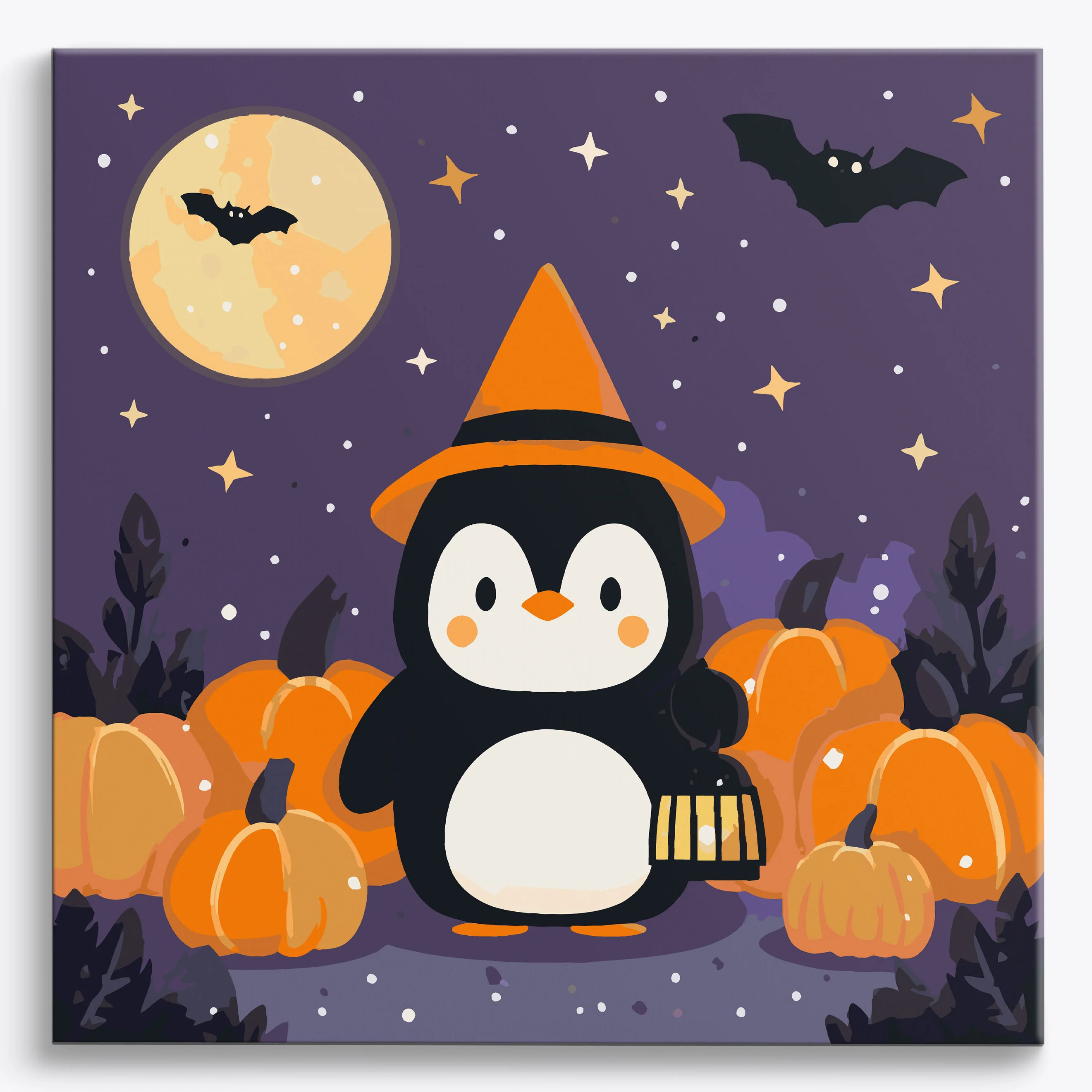 Nighttime Penguin