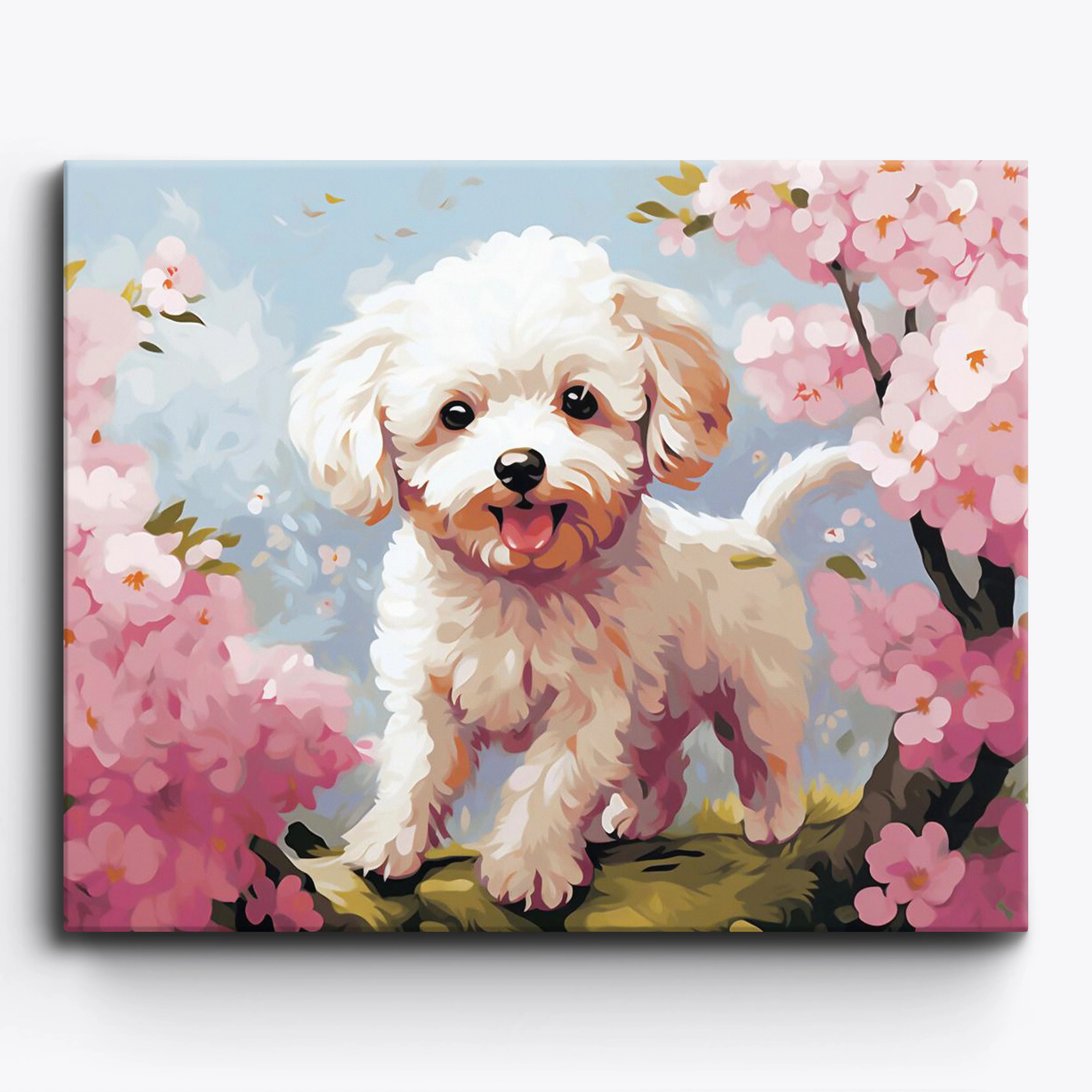 Playfully Painted Pooch